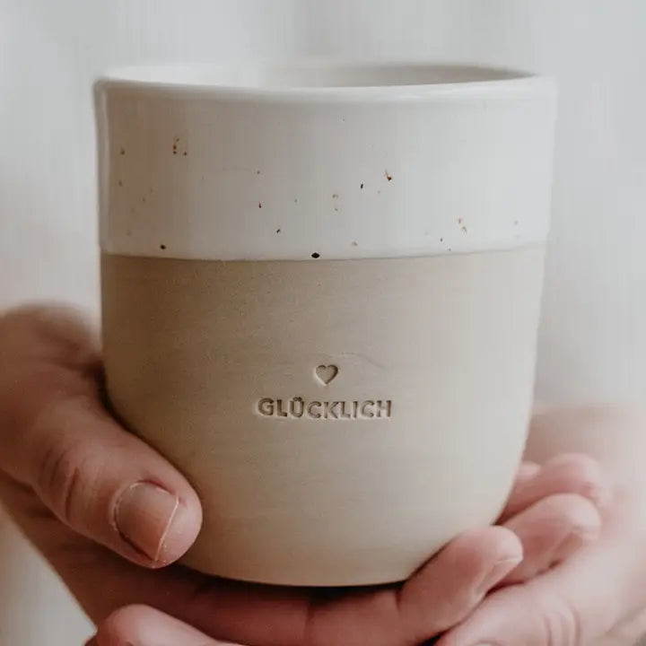 Becher Glücklich