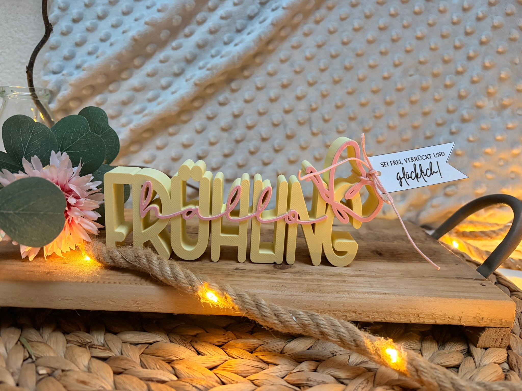 Schriftzug Frühling