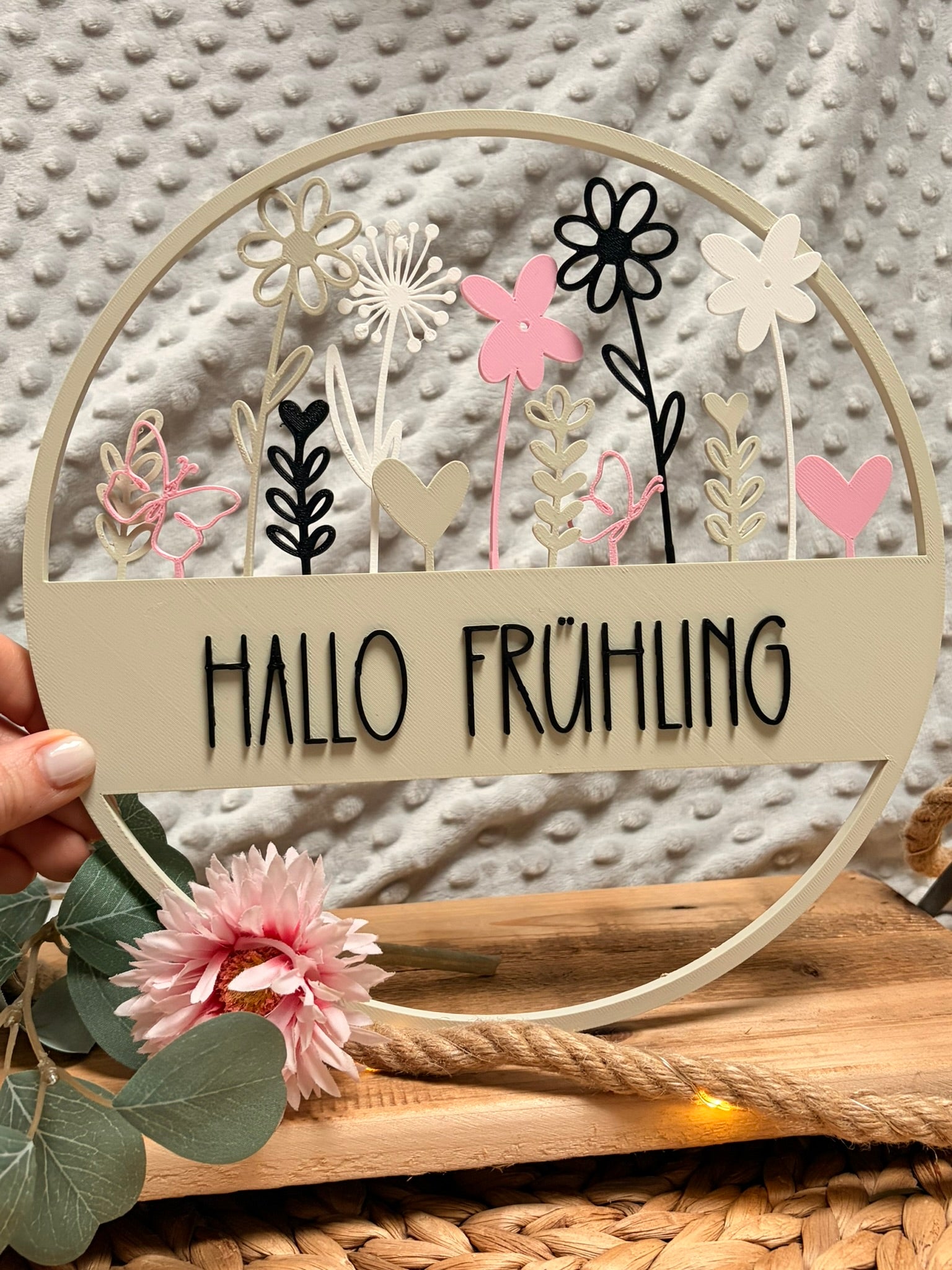 Dekoring "Hallo Frühling"