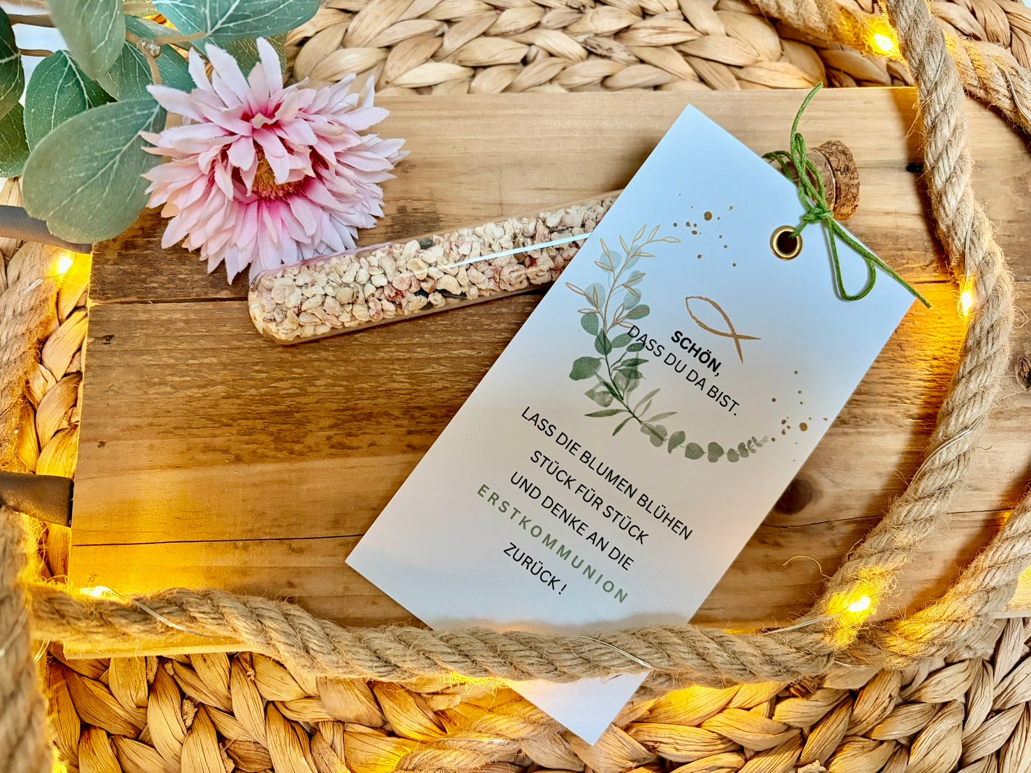 Gastgeschenk Blumensamen