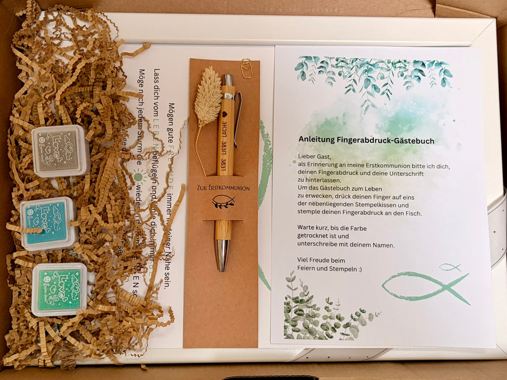 Geschenkset Gästebuch
