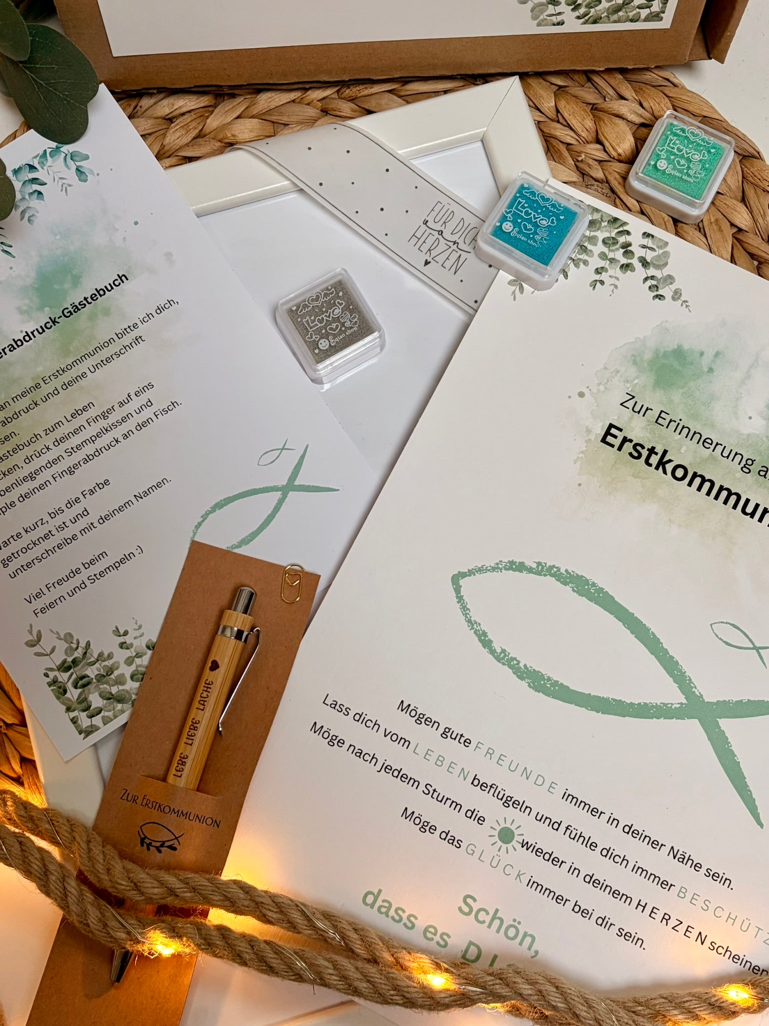 Geschenkset Gästebuch