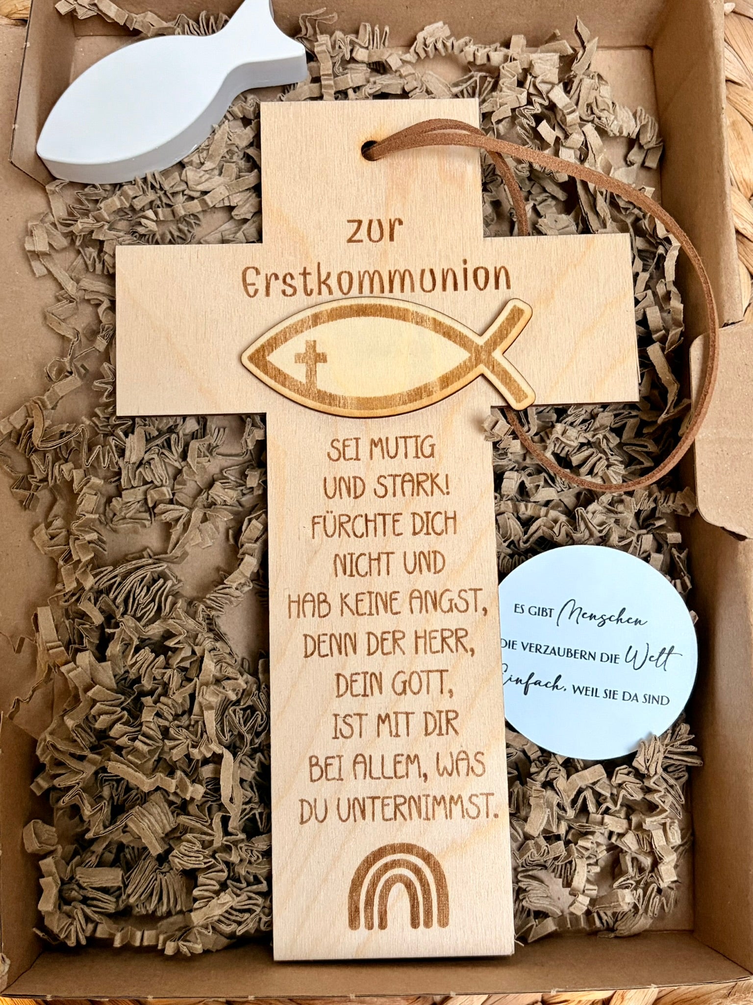 Geschenkset Holzkreuz