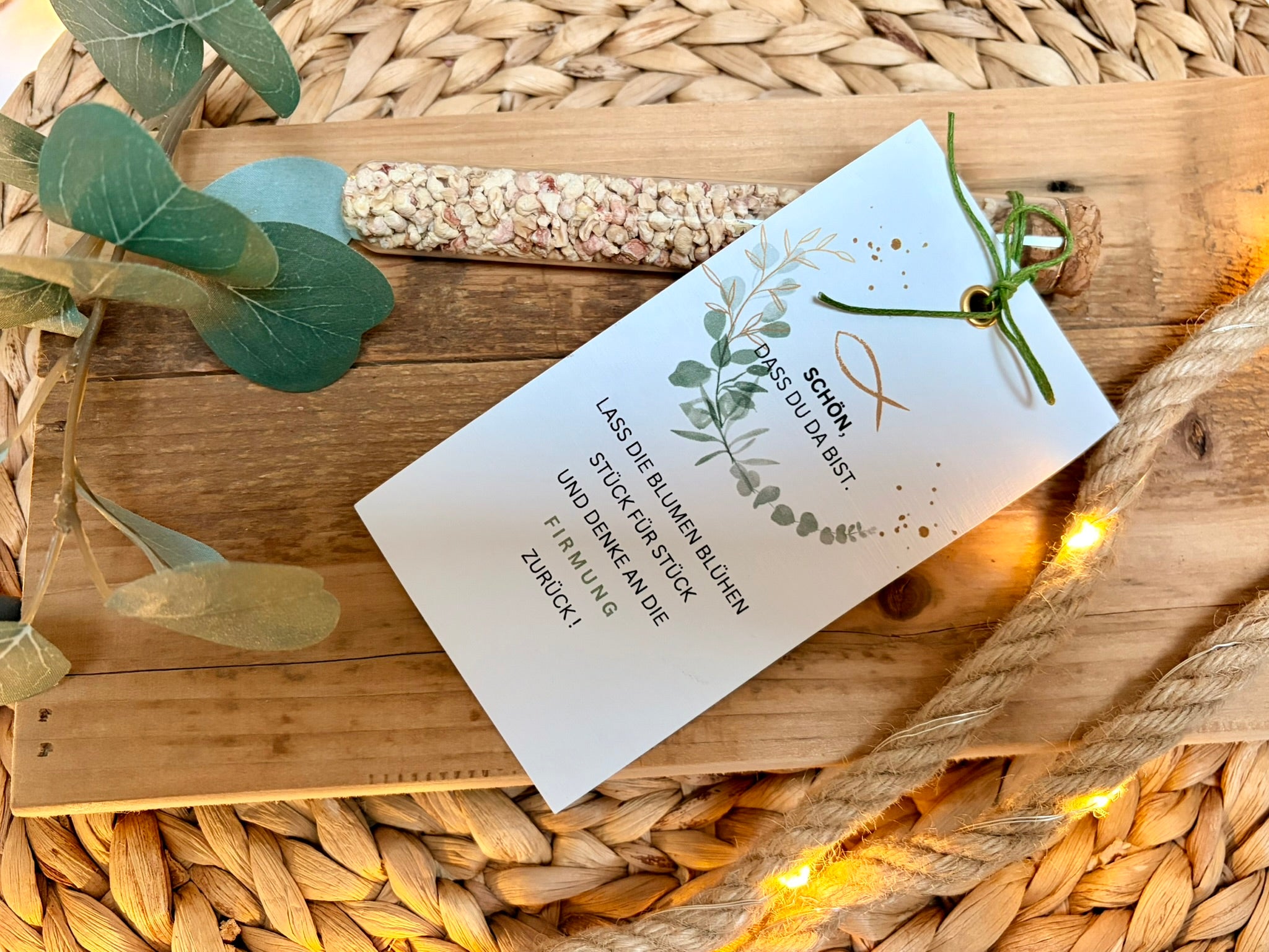 Gastgeschenk Blumensamen