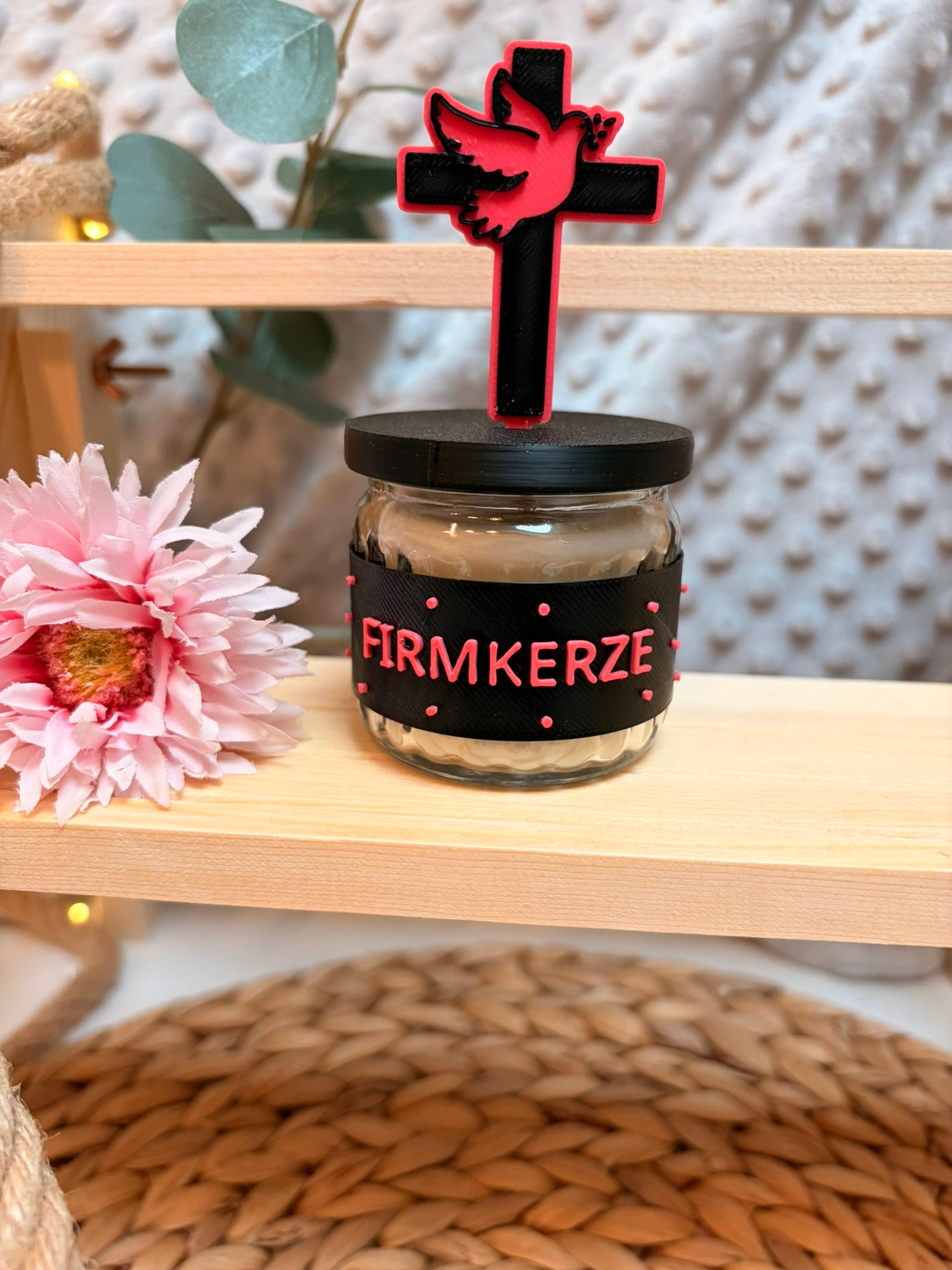 Duftkerze im Glas