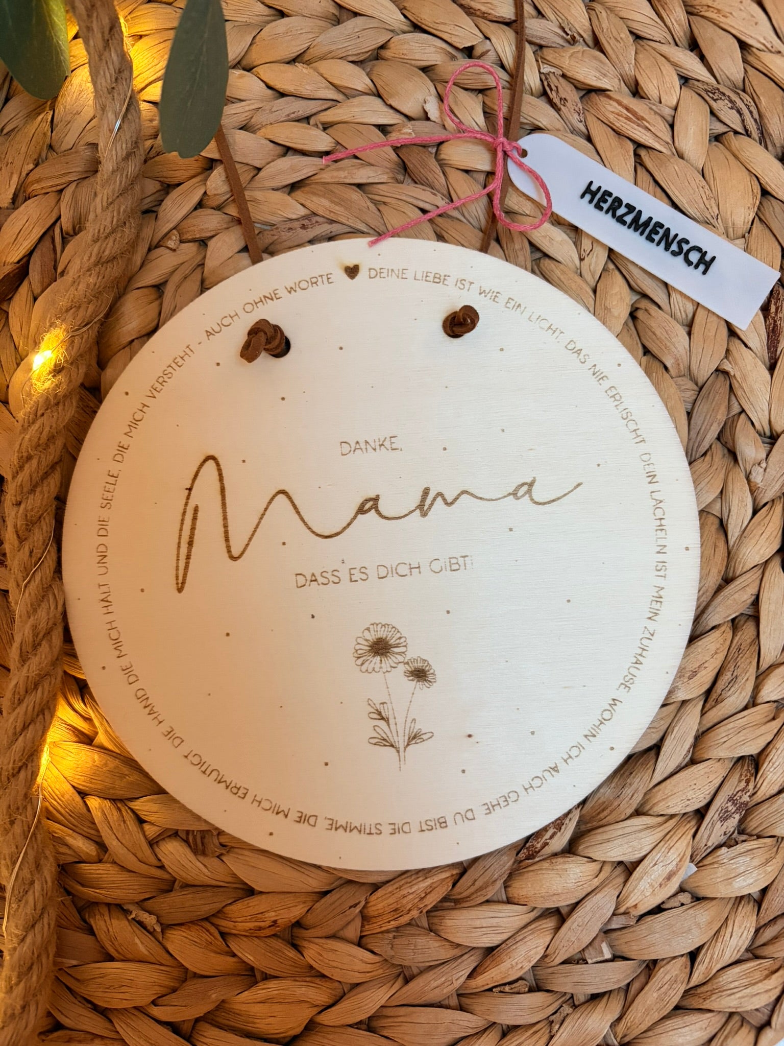 Holzschild "Mama"