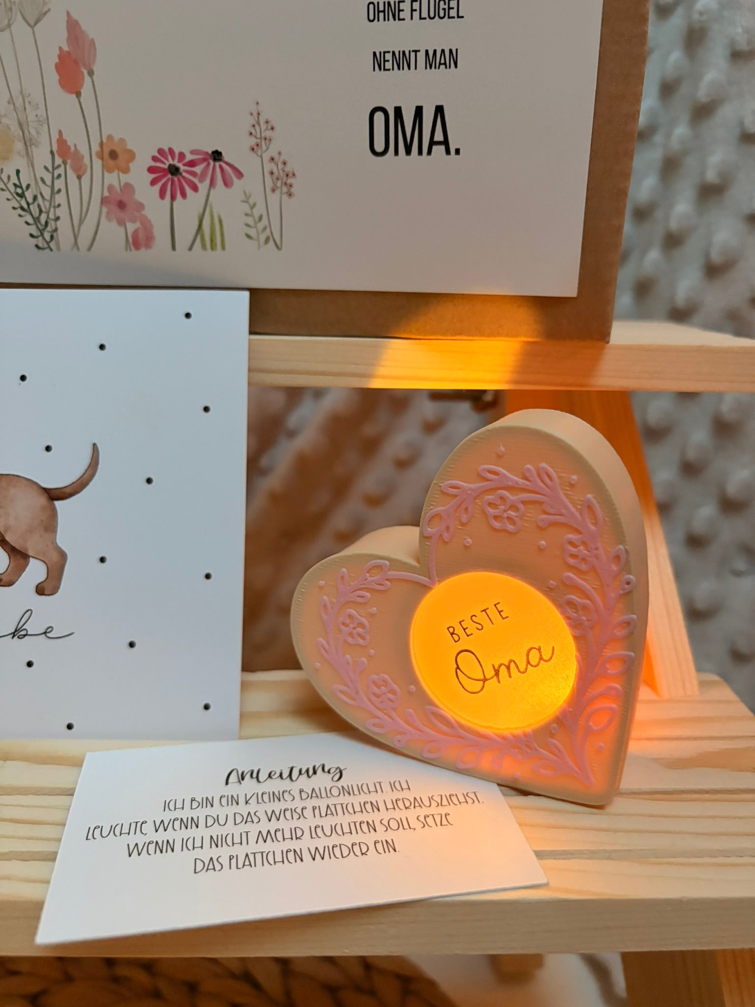 Geschenkbox "Ballonlicht-Herz"