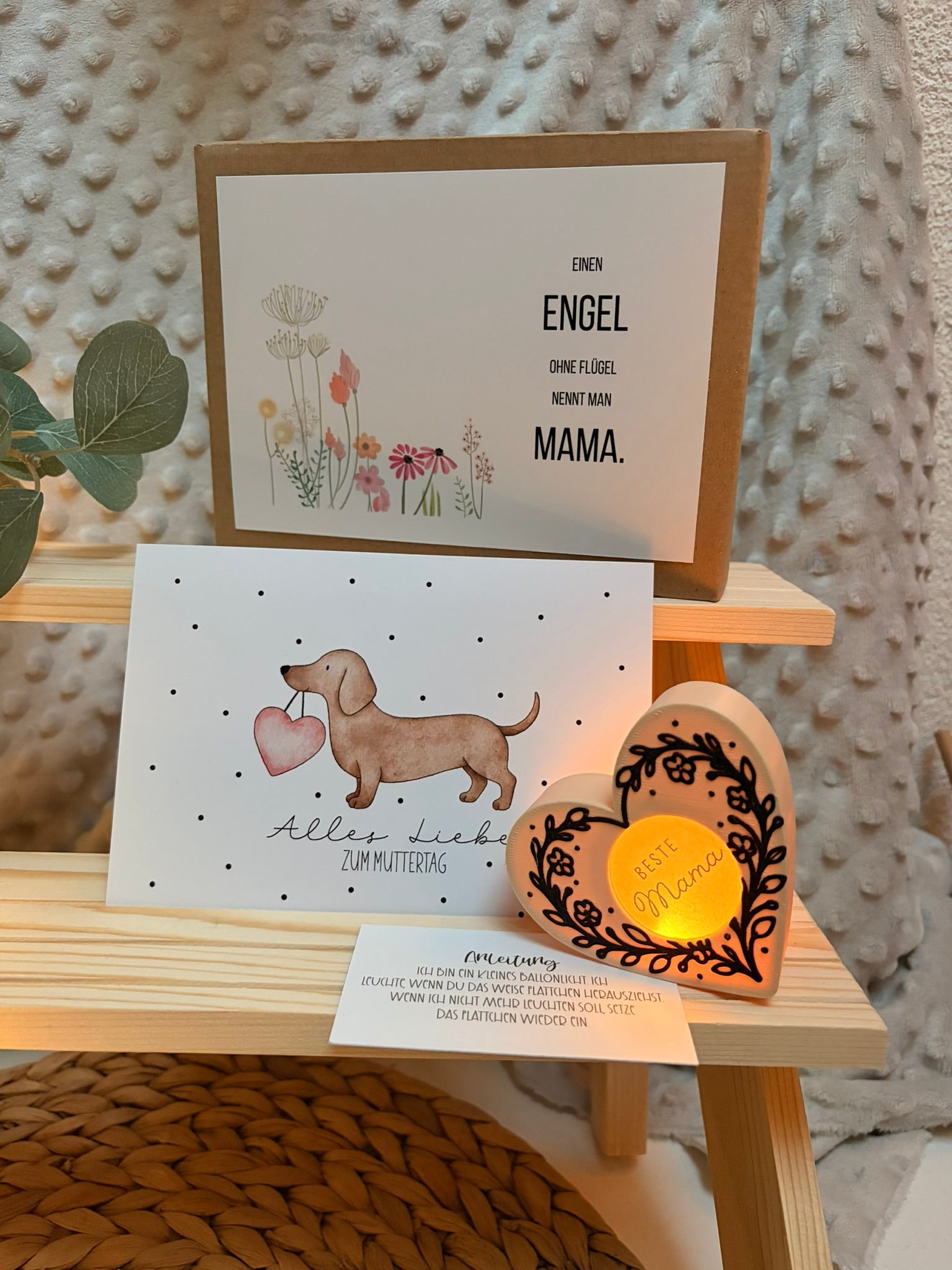 Geschenkbox "Ballonlicht-Herz"