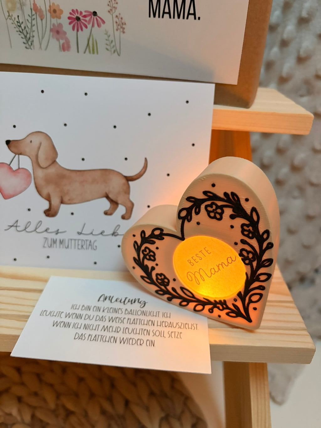 Geschenkbox "Ballonlicht-Herz"
