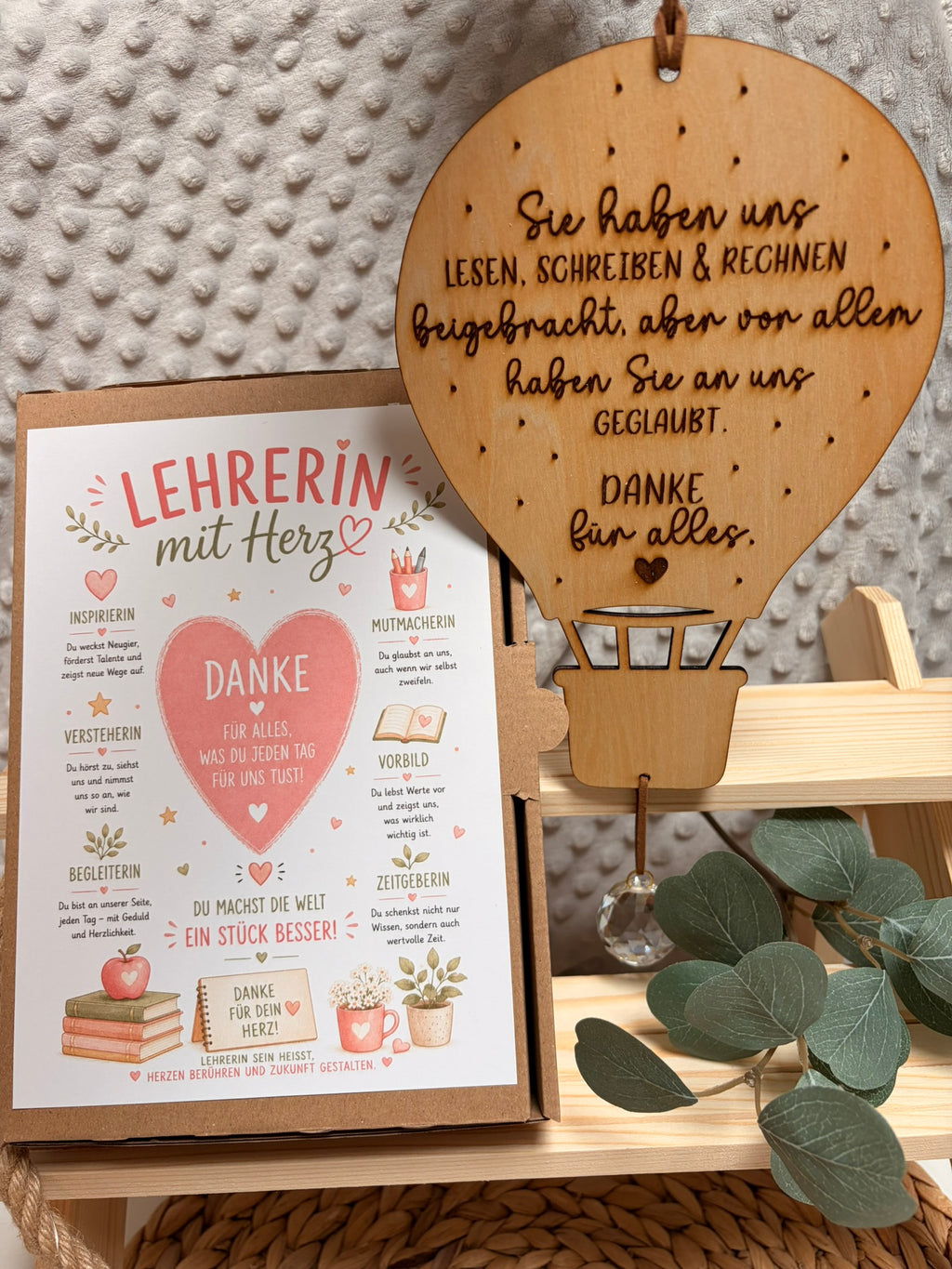 Geschenksset "Heißluftballon"