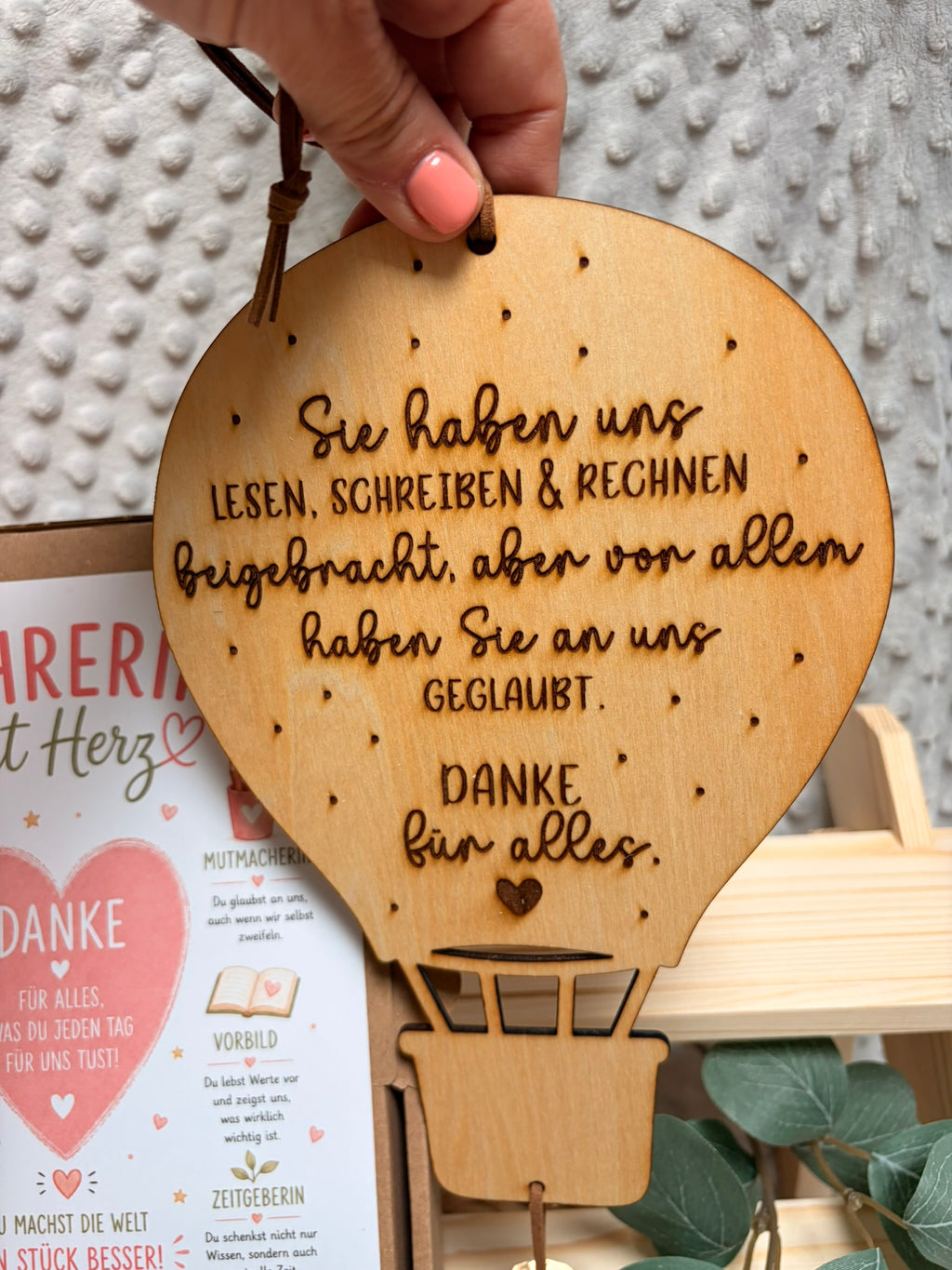 Geschenksset "Heißluftballon"