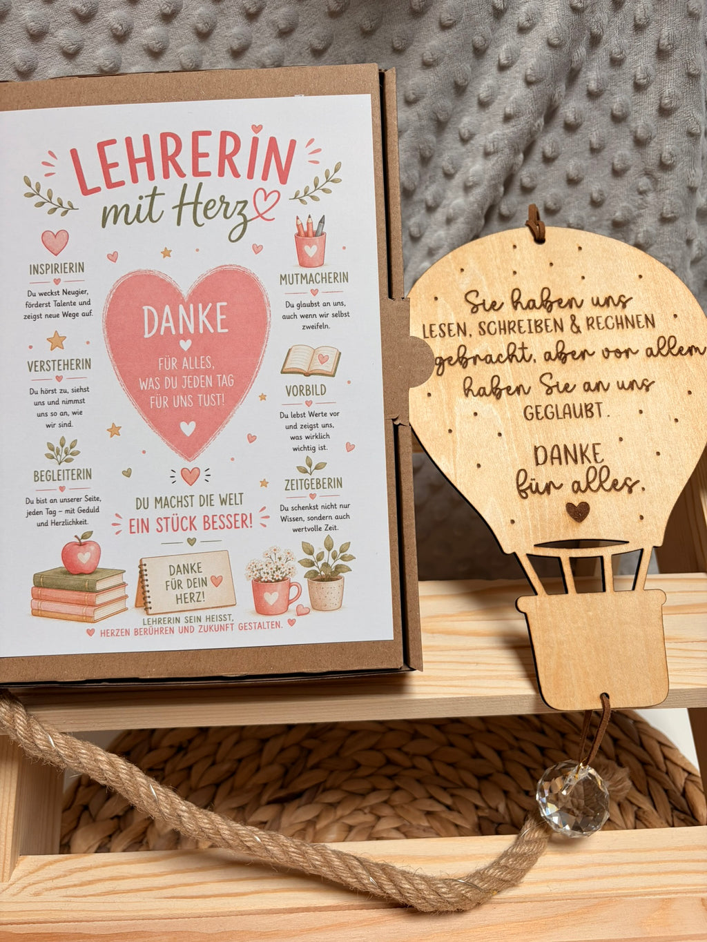 Geschenksset "Heißluftballon"