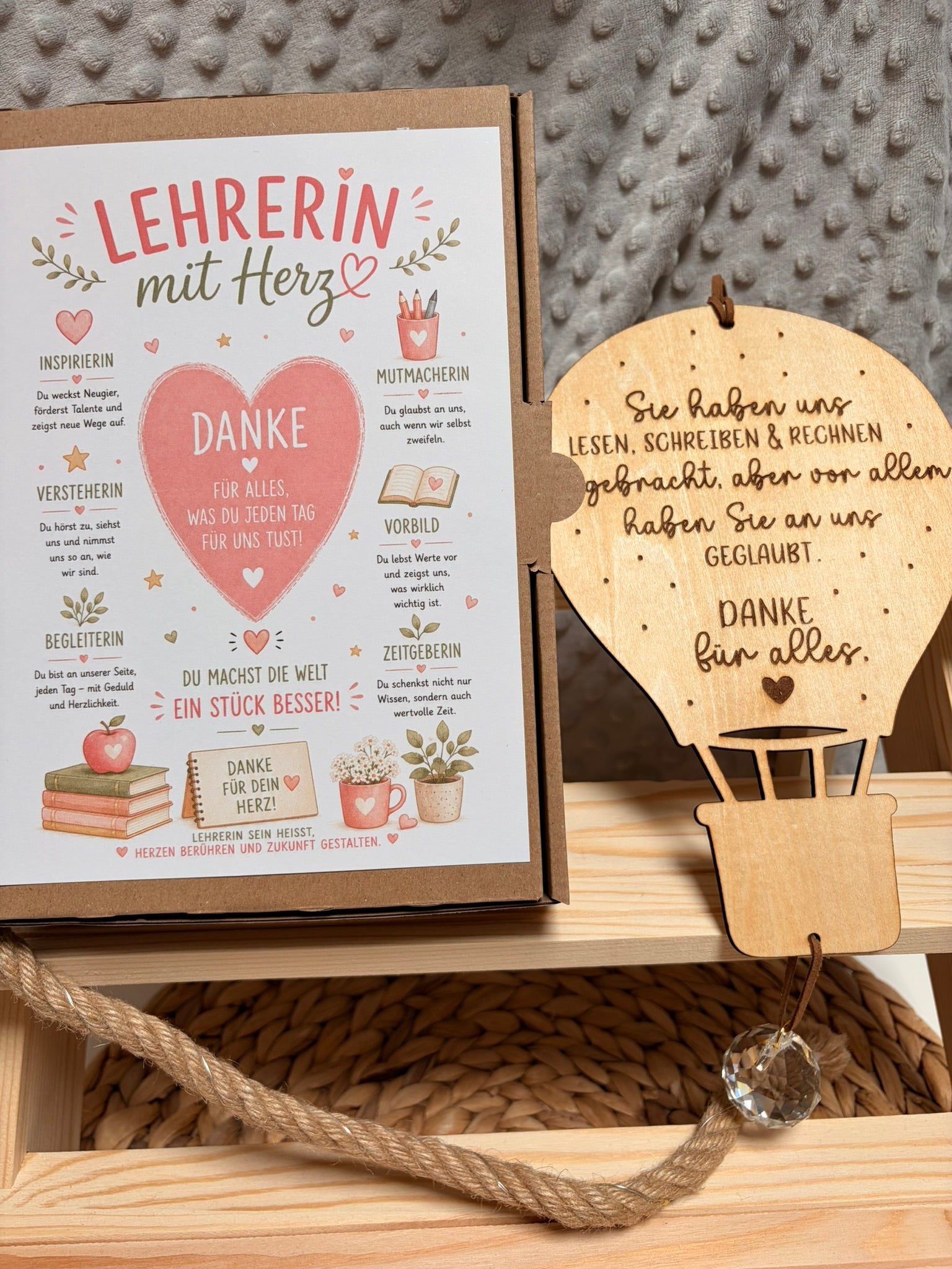 Geschenksset "Heißluftballon"