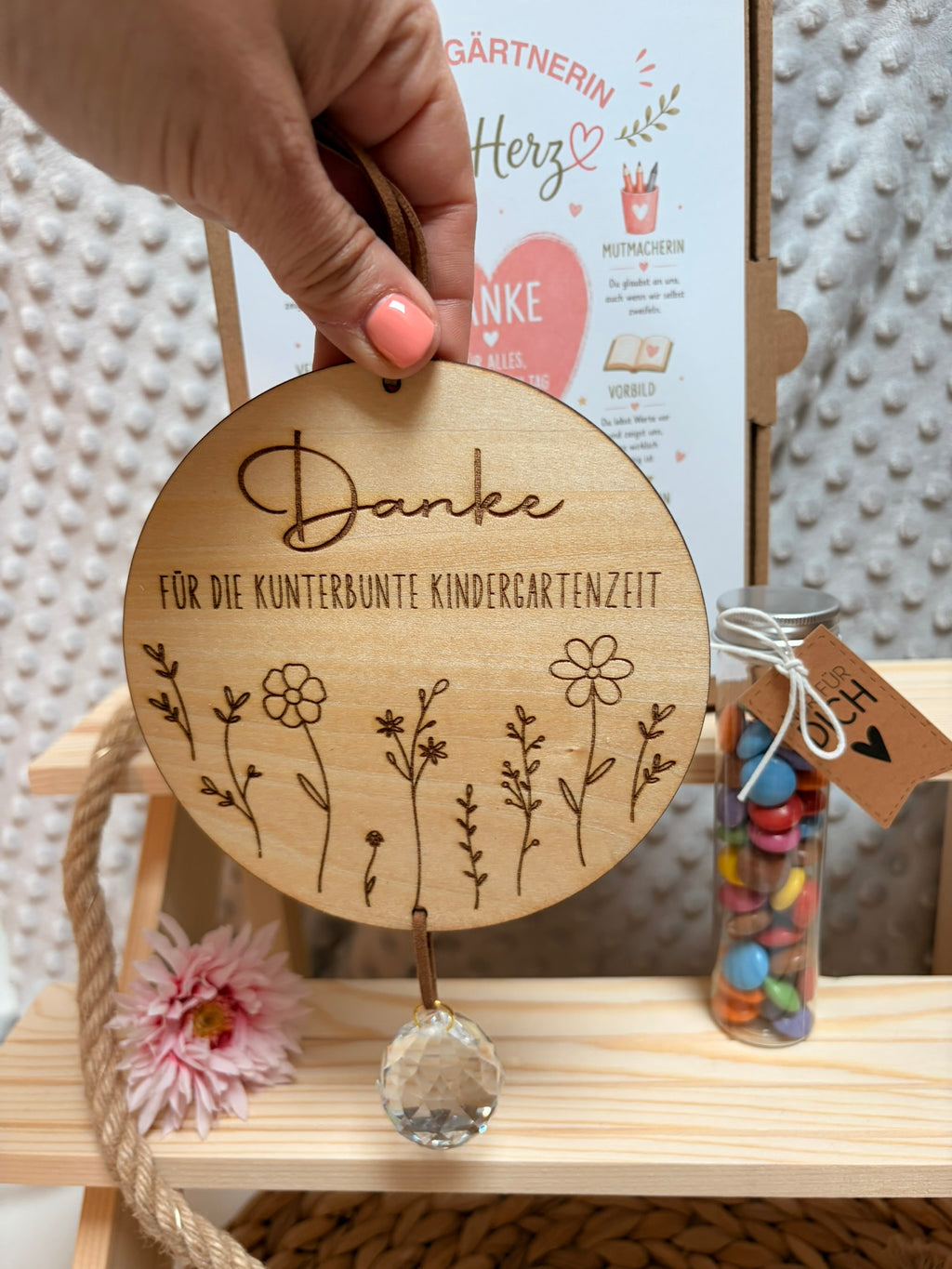 Geschenksbox "Sonnenfänger&Smarties"