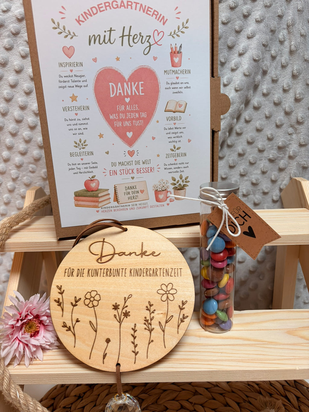 Geschenksbox "Sonnenfänger&Smarties"