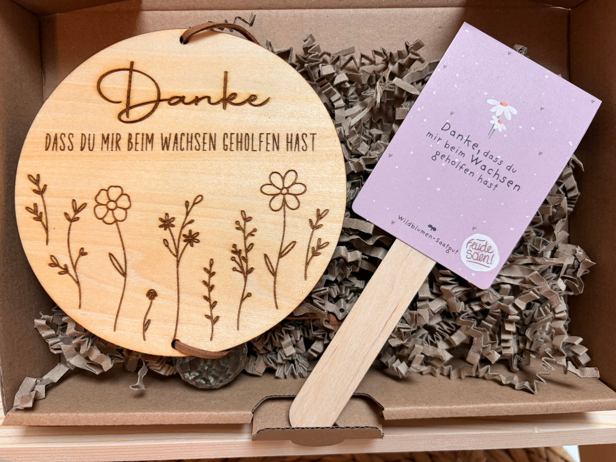 Geschenksbox "Sonnenfänger&Blumensamen"
