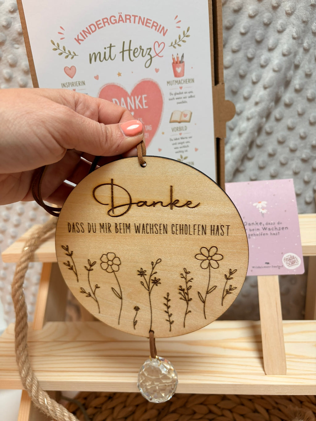 Geschenksbox "Sonnenfänger&Blumensamen"