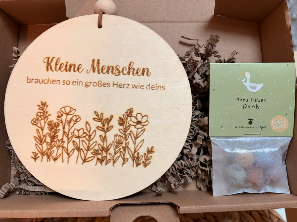 Geschenksbox "Sonnenfänger&Blumensamen"