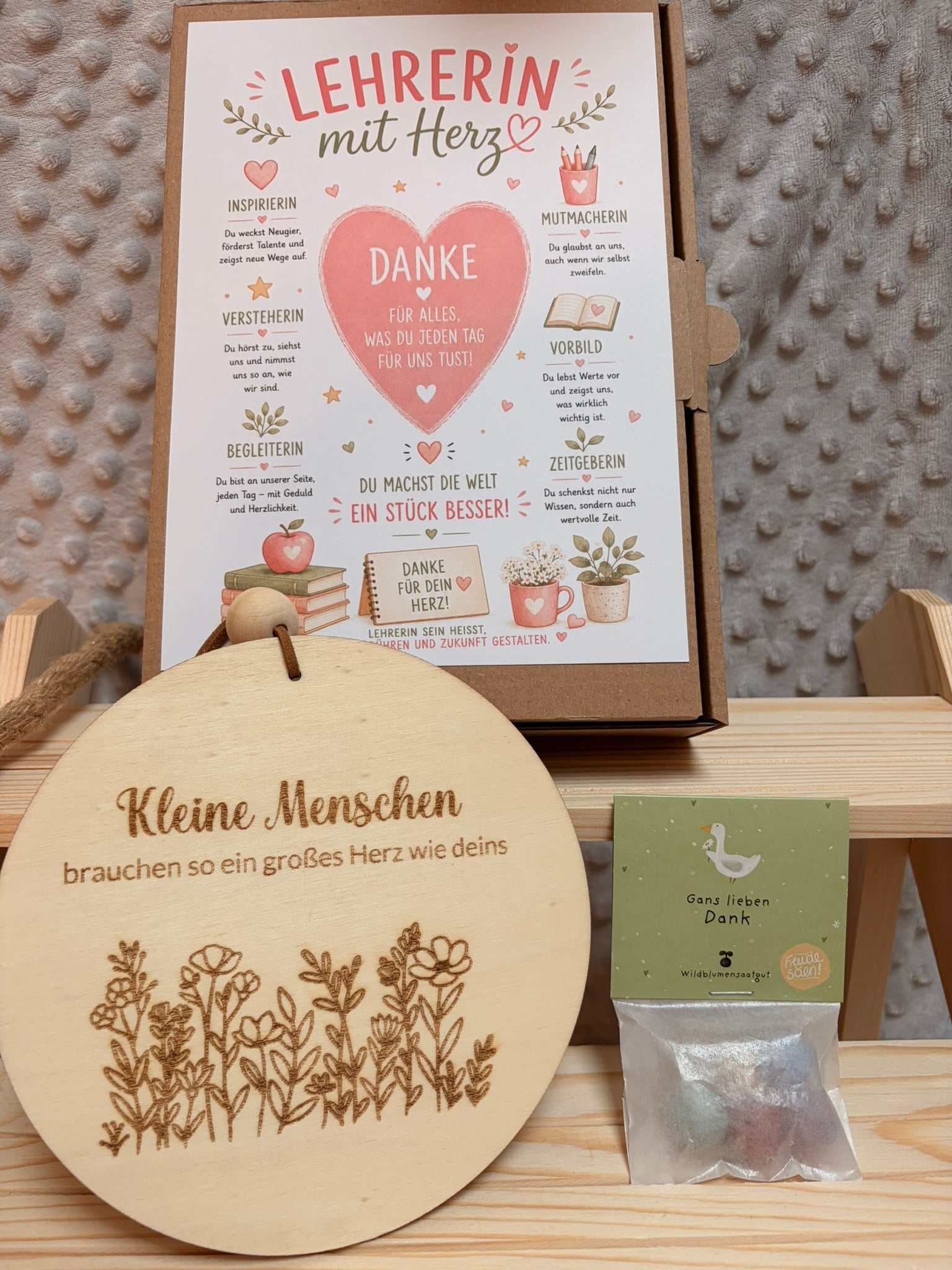 Geschenksbox "Sonnenfänger&Blumensamen"