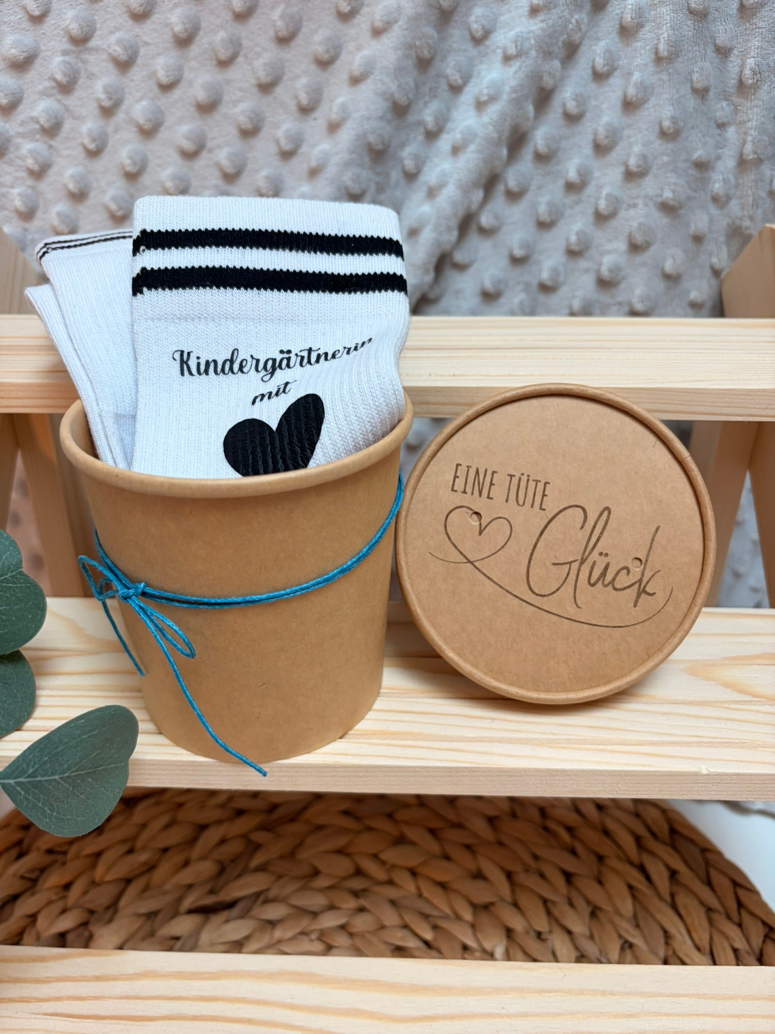 Socken in Geschenksverpackung