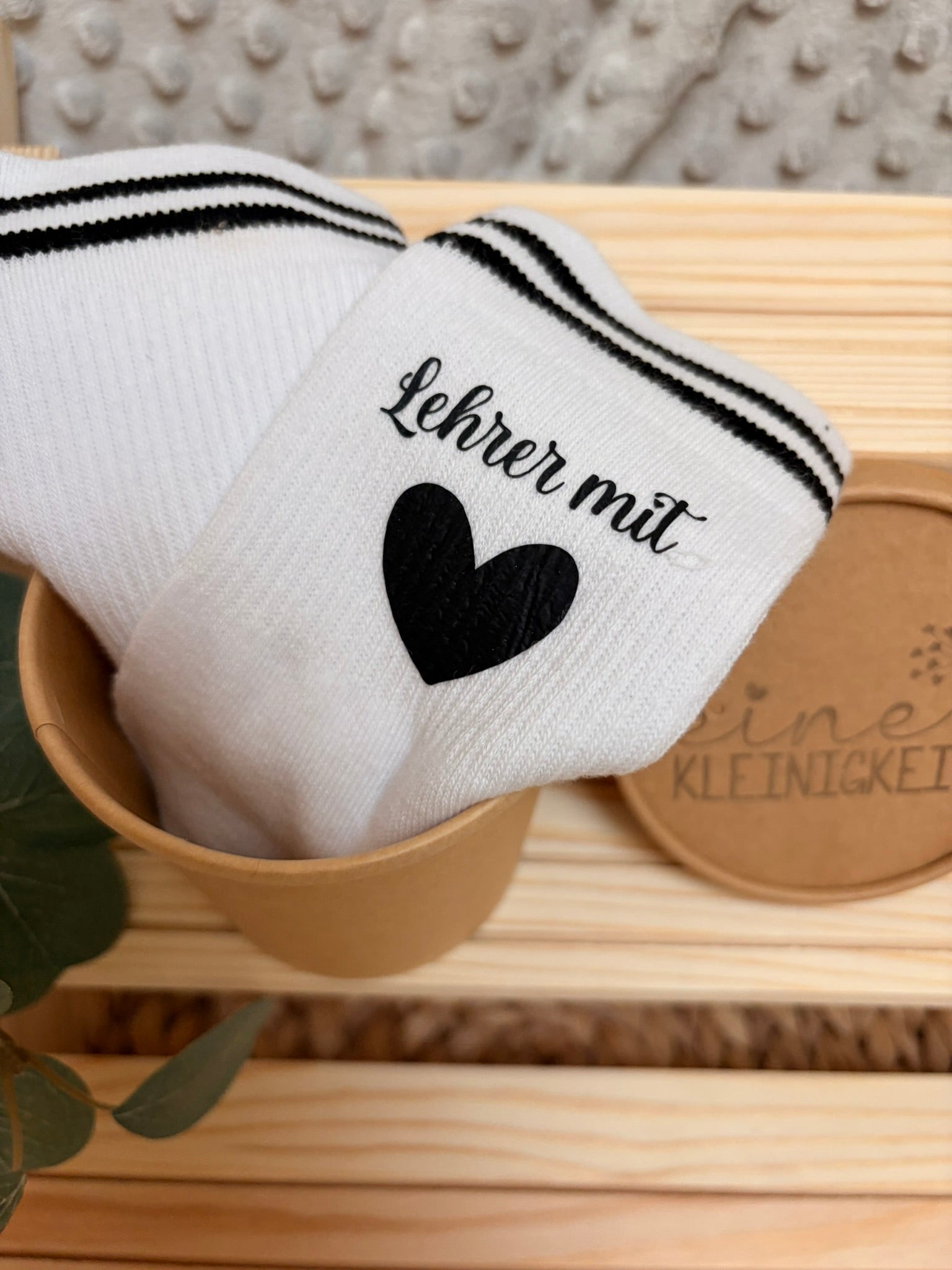 Socken in Geschenksverpackung