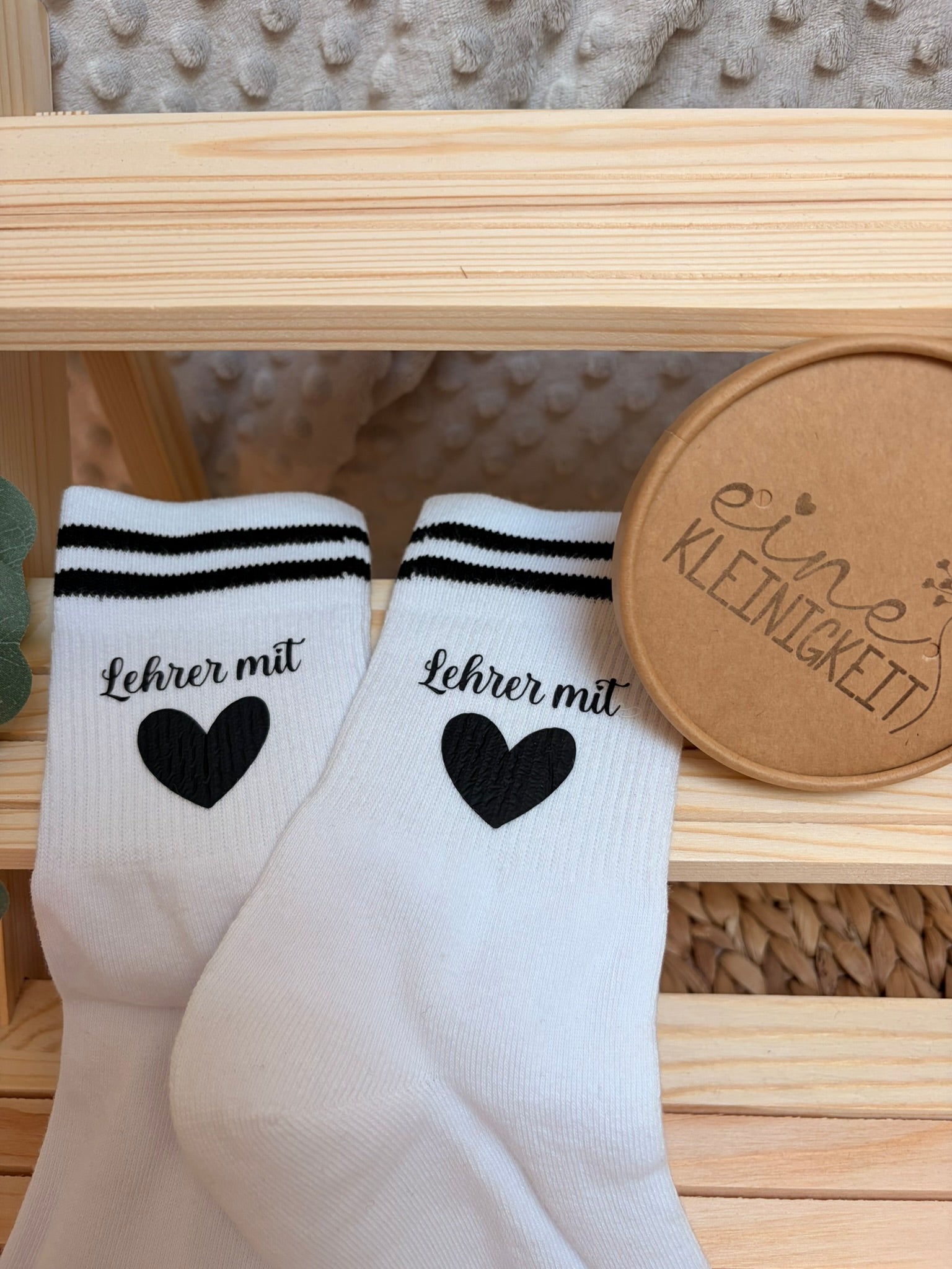 Socken in Geschenksverpackung