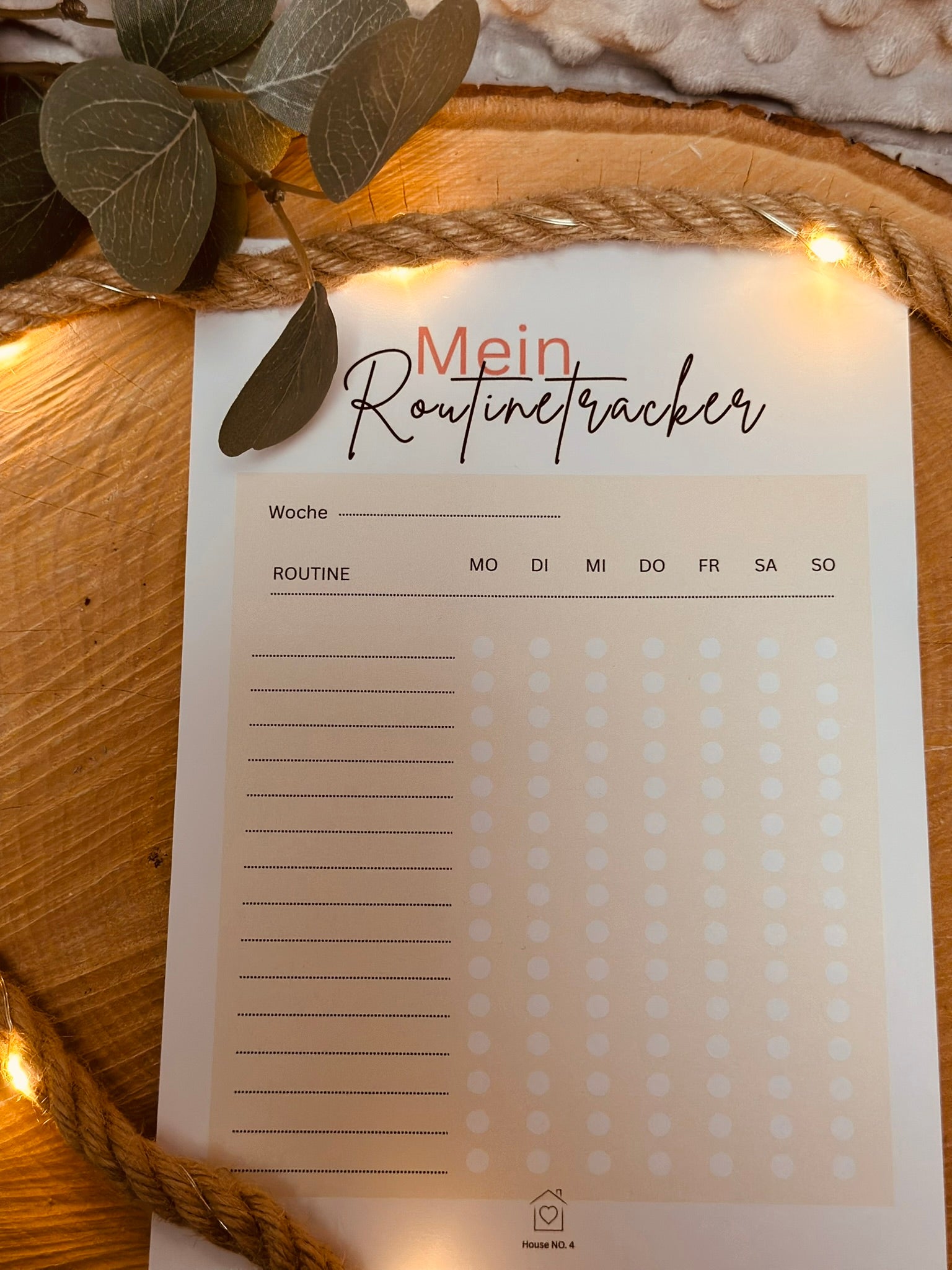 Notizblock Routinetracker