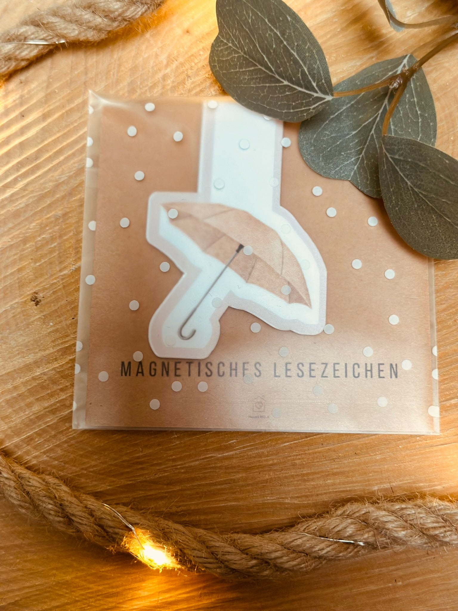 magnetisches Lesezeichen - Regenschirm