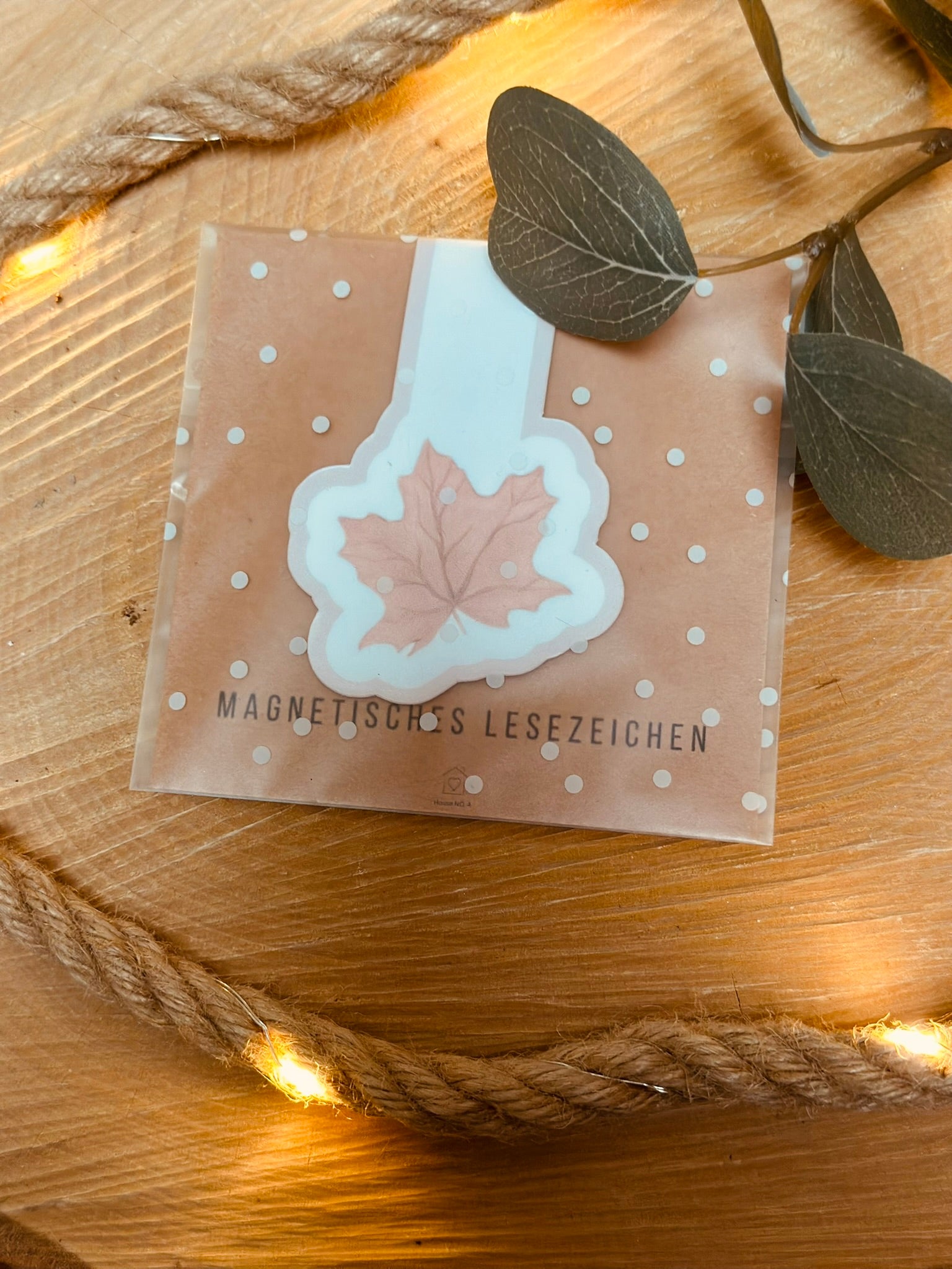 magnetisches Lesezeichen - Blatt