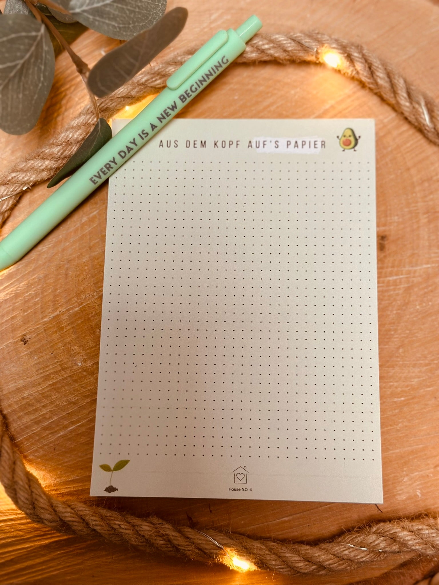 Notizblock - Aus dem Kopf auf's Papier