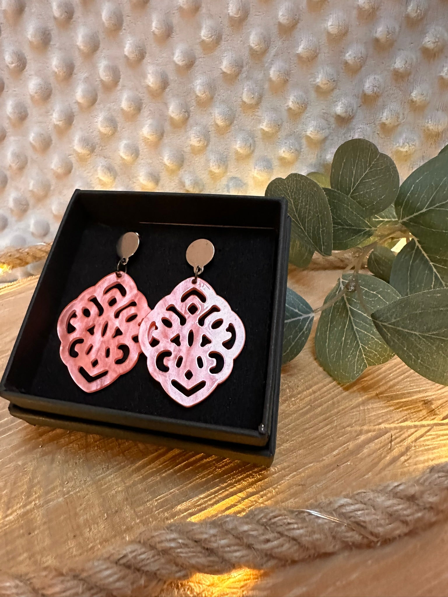 Statement Ohrringe, Mellow Rose