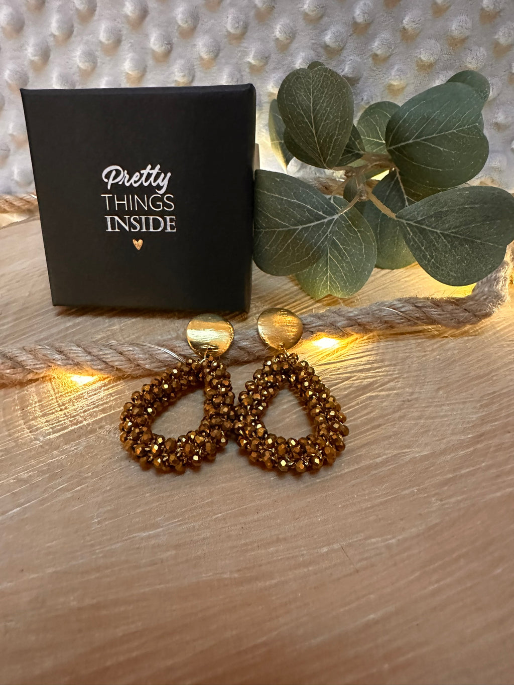 Facett Ohrringe, Gold