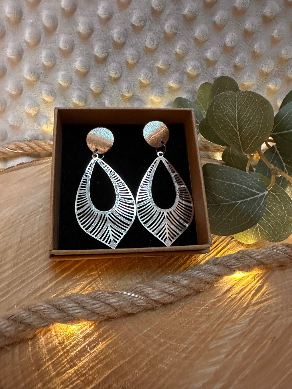 Bohemian Ohrringe, silber