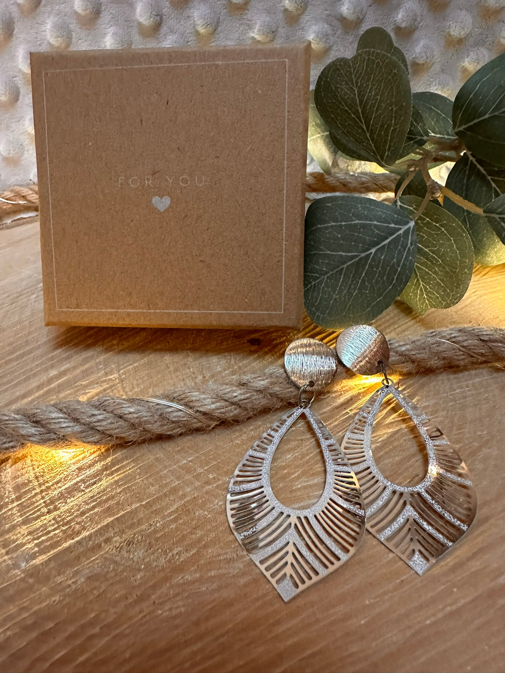 Bohemian Ohrringe, silber