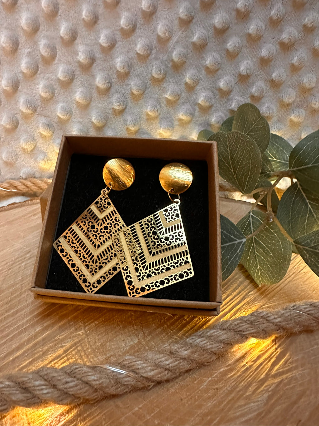 Bohemian Ohrringe, Gold