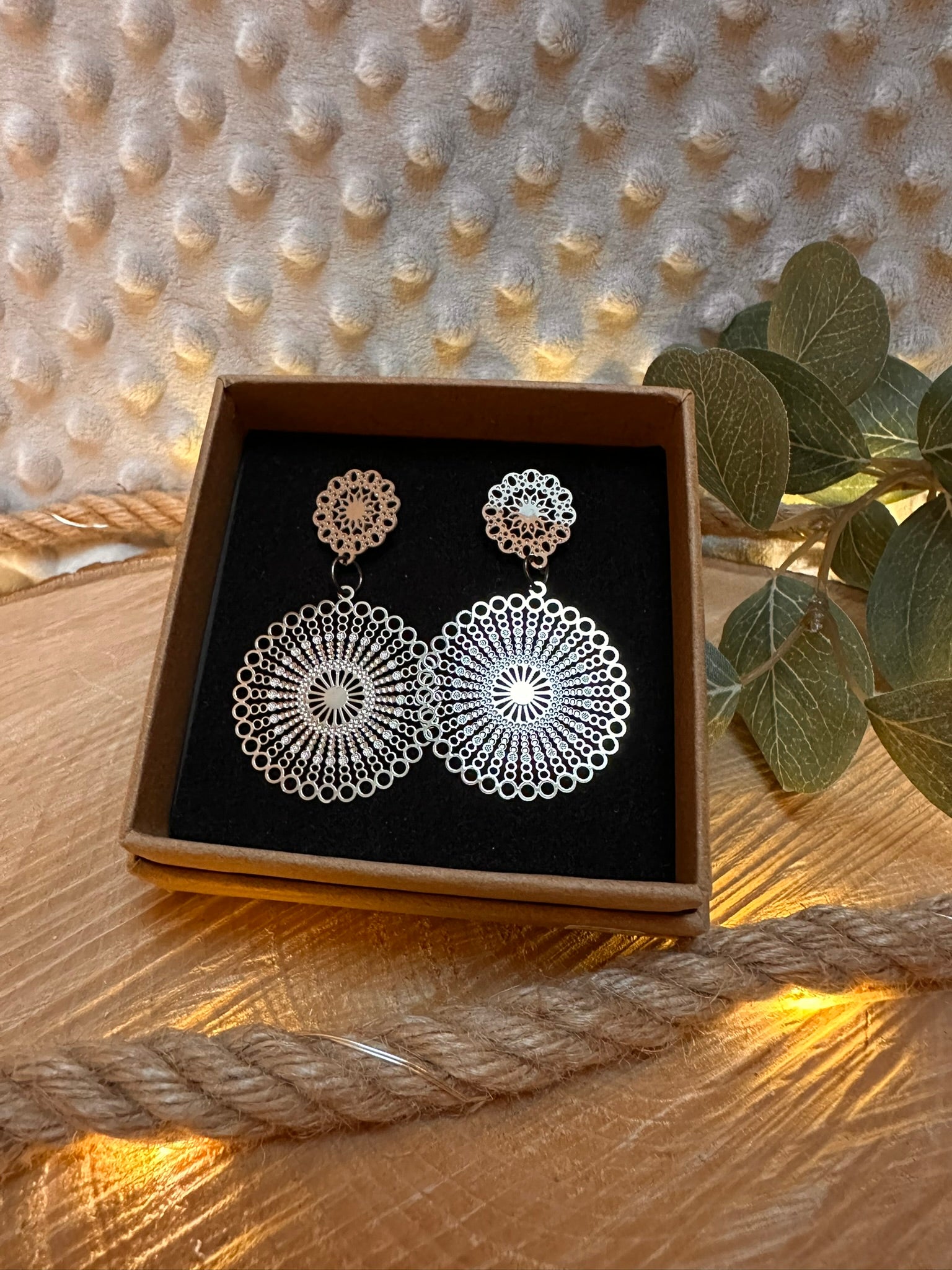 Bohemian Ohrringe, Silber