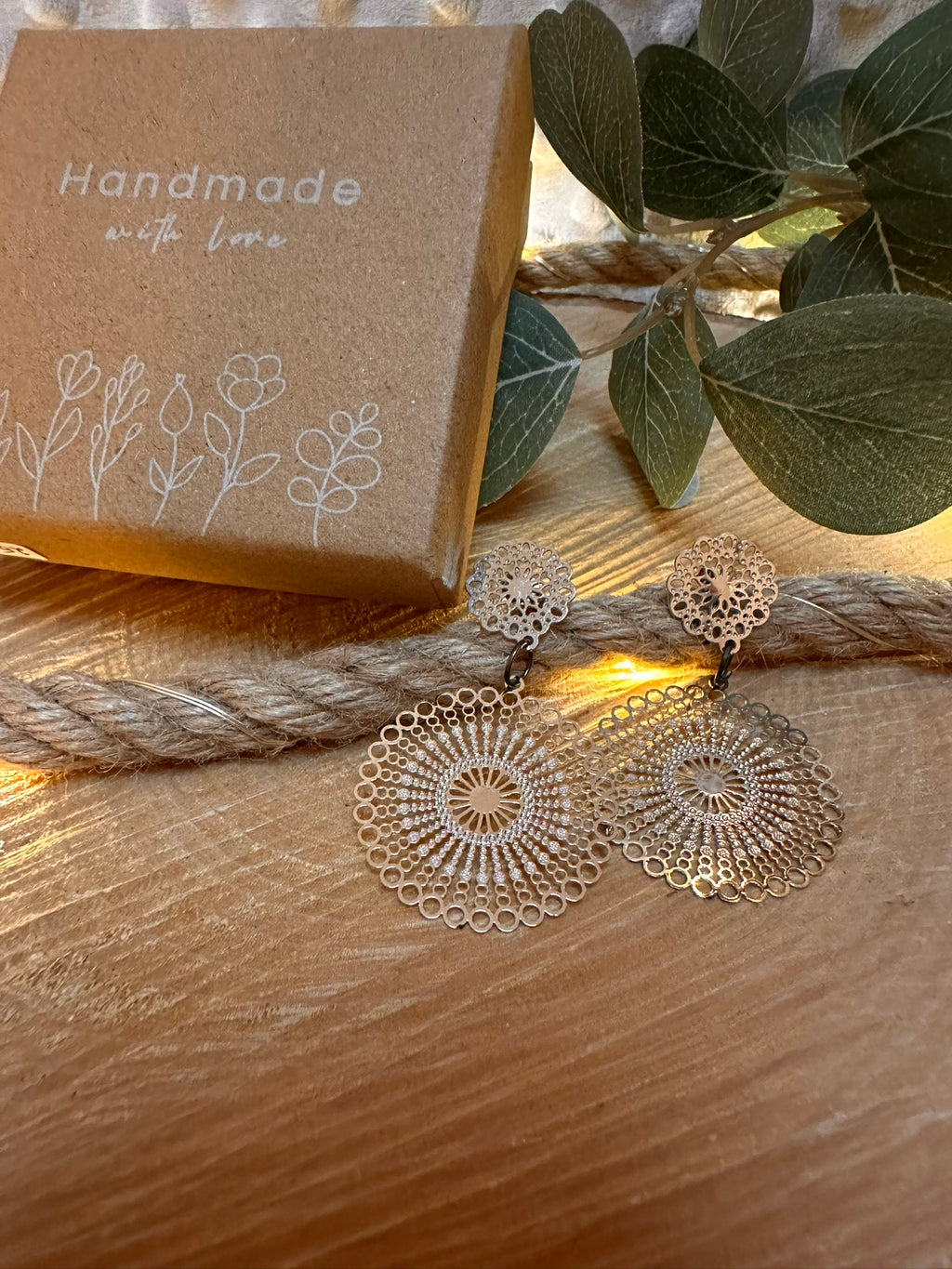Bohemian Ohrringe, Silber