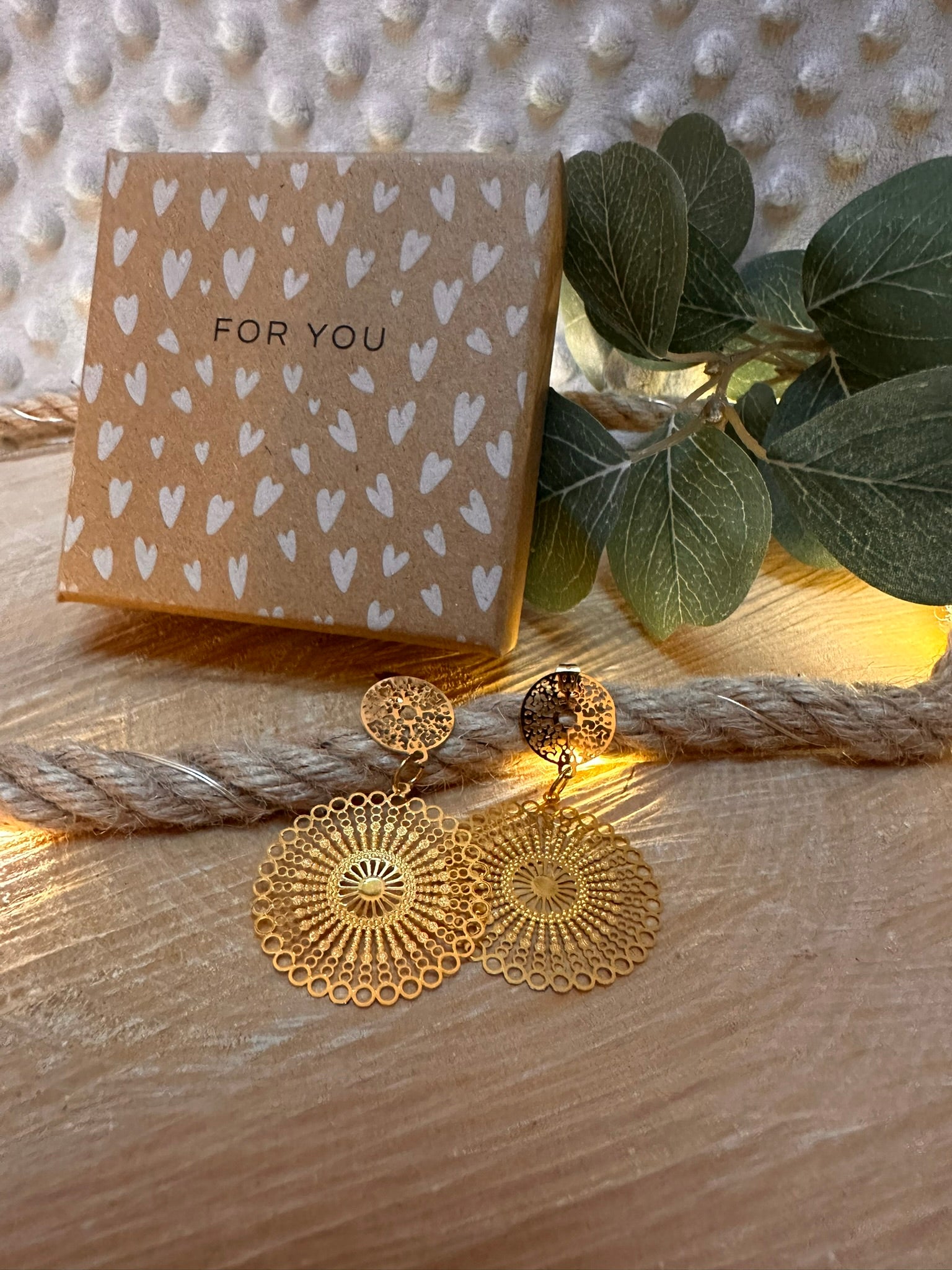 Bohemian Ohrringe, Gold