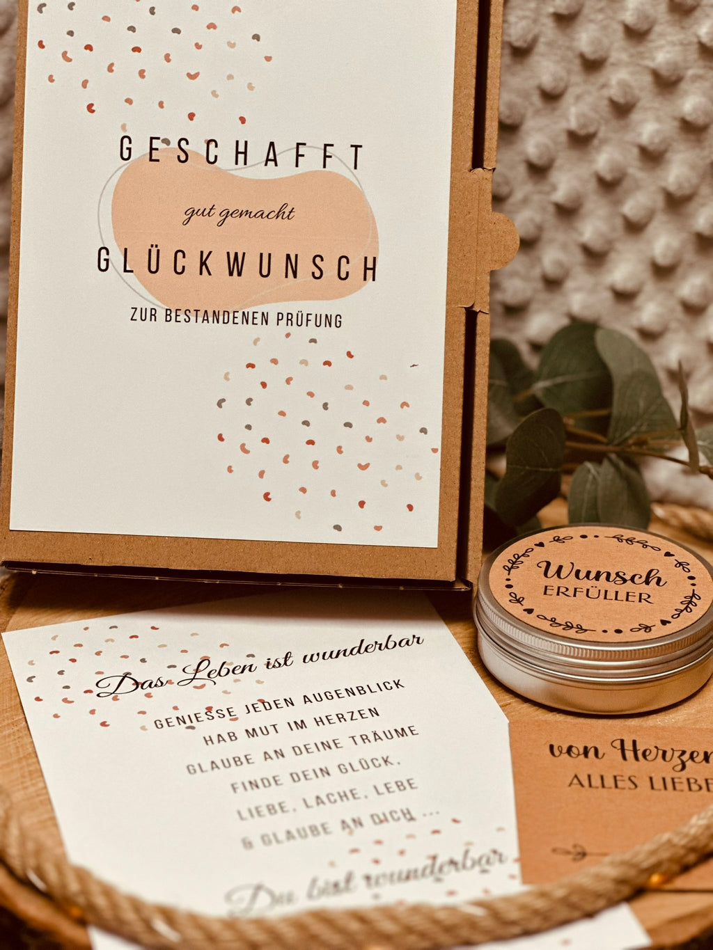 Box bestandene Prüfung