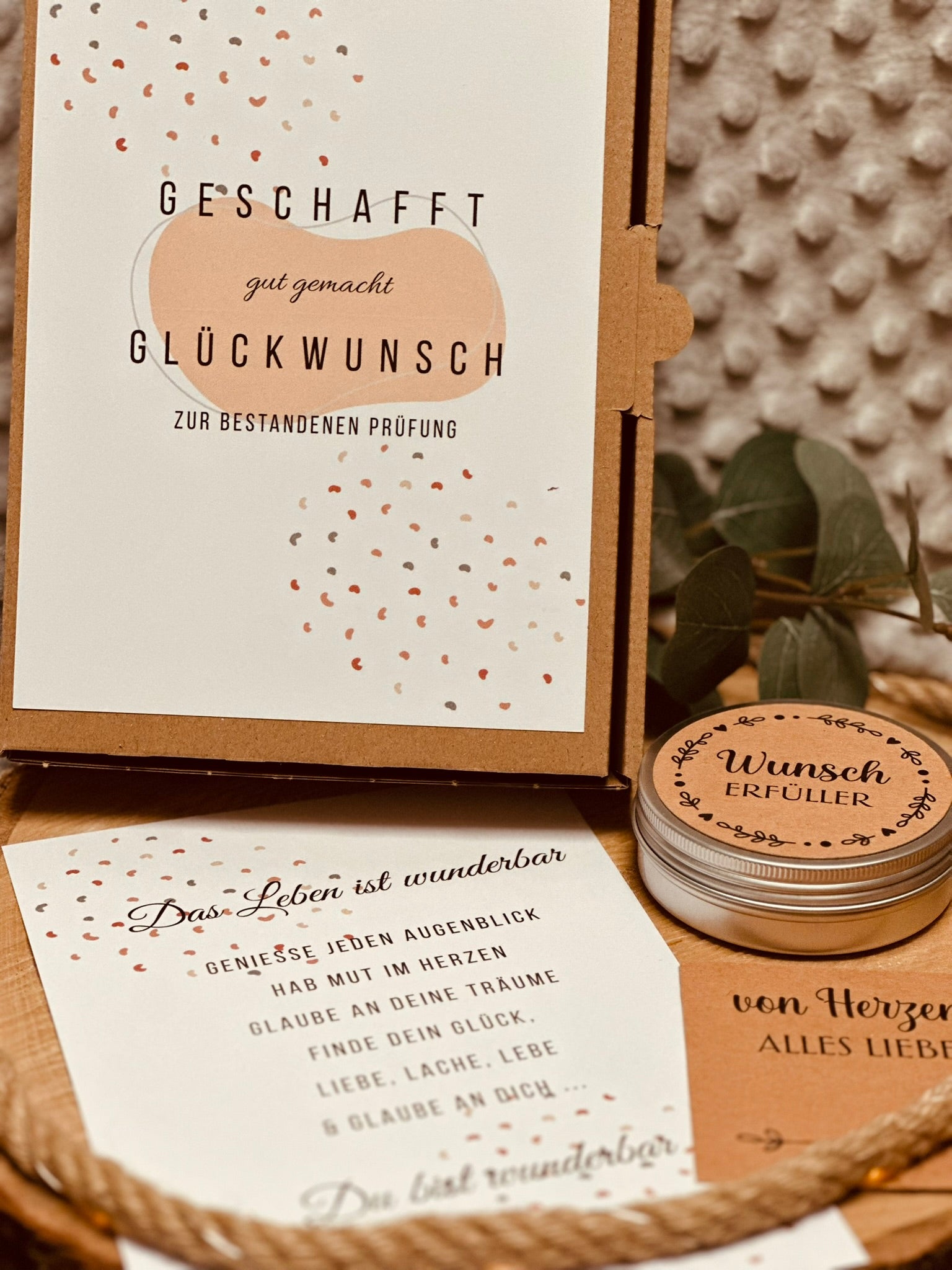 Box bestandene Prüfung