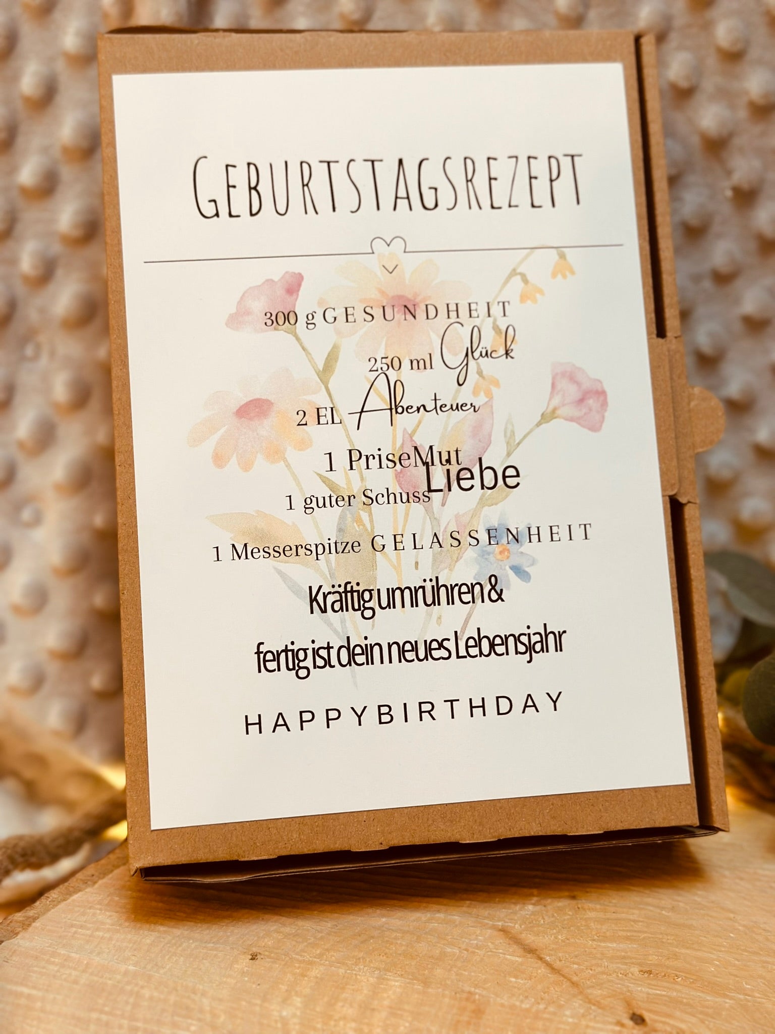 Box zum Geburtstag