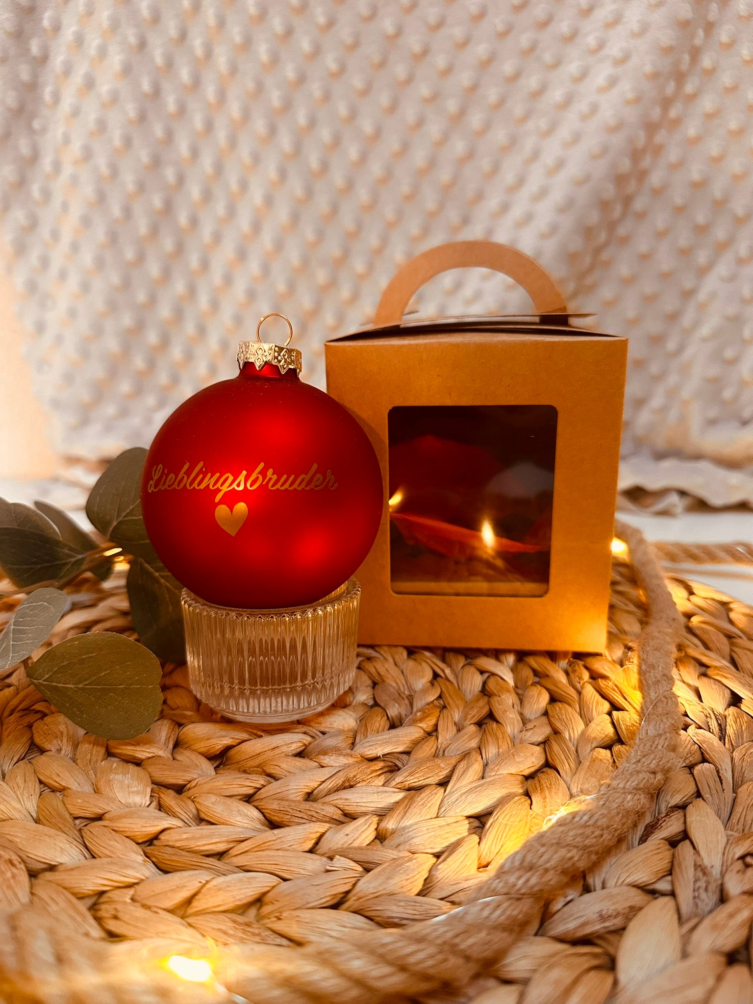 personalisierte Weihnachtskugel