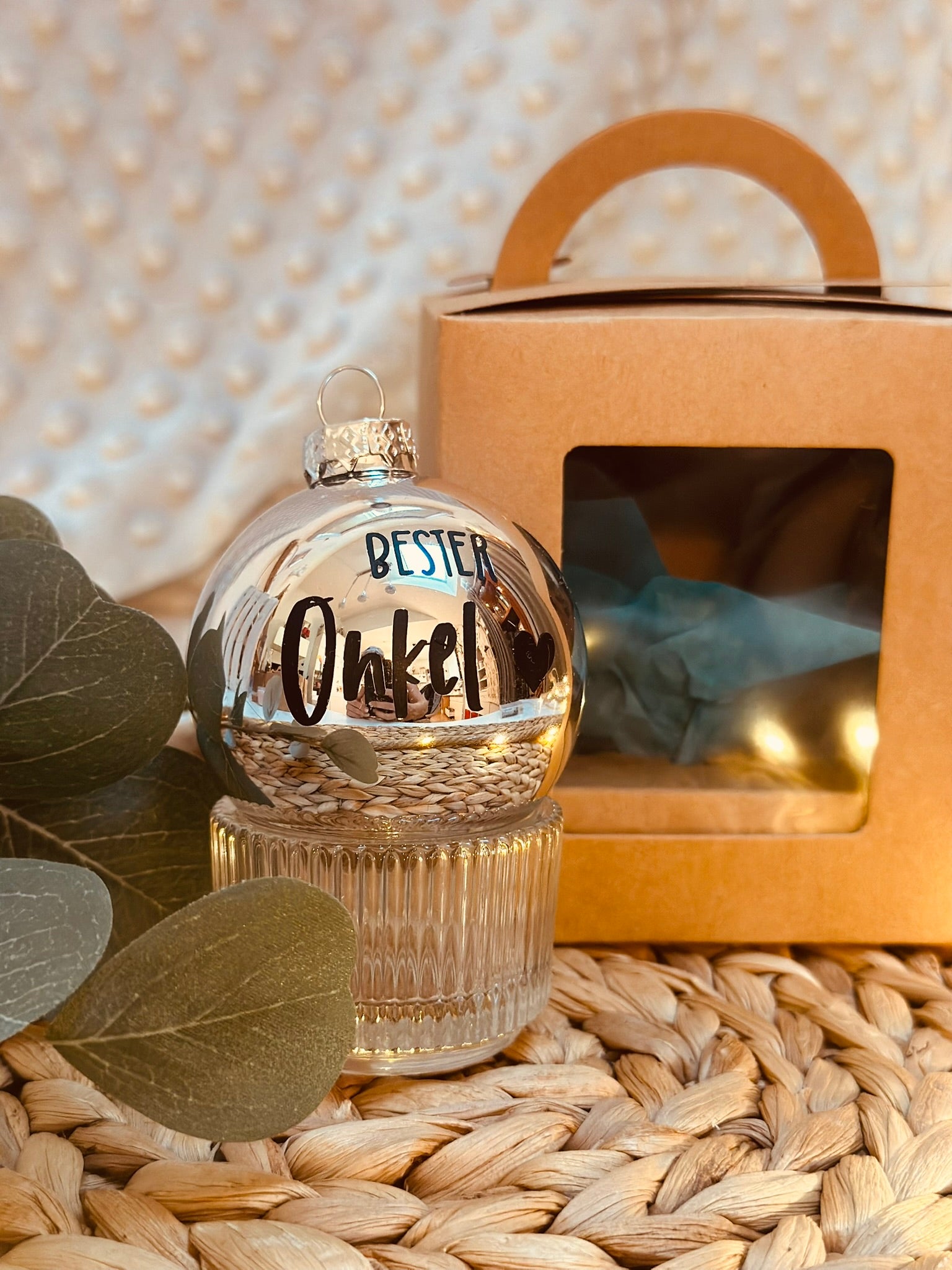 personalisierte Weihnachtskugel