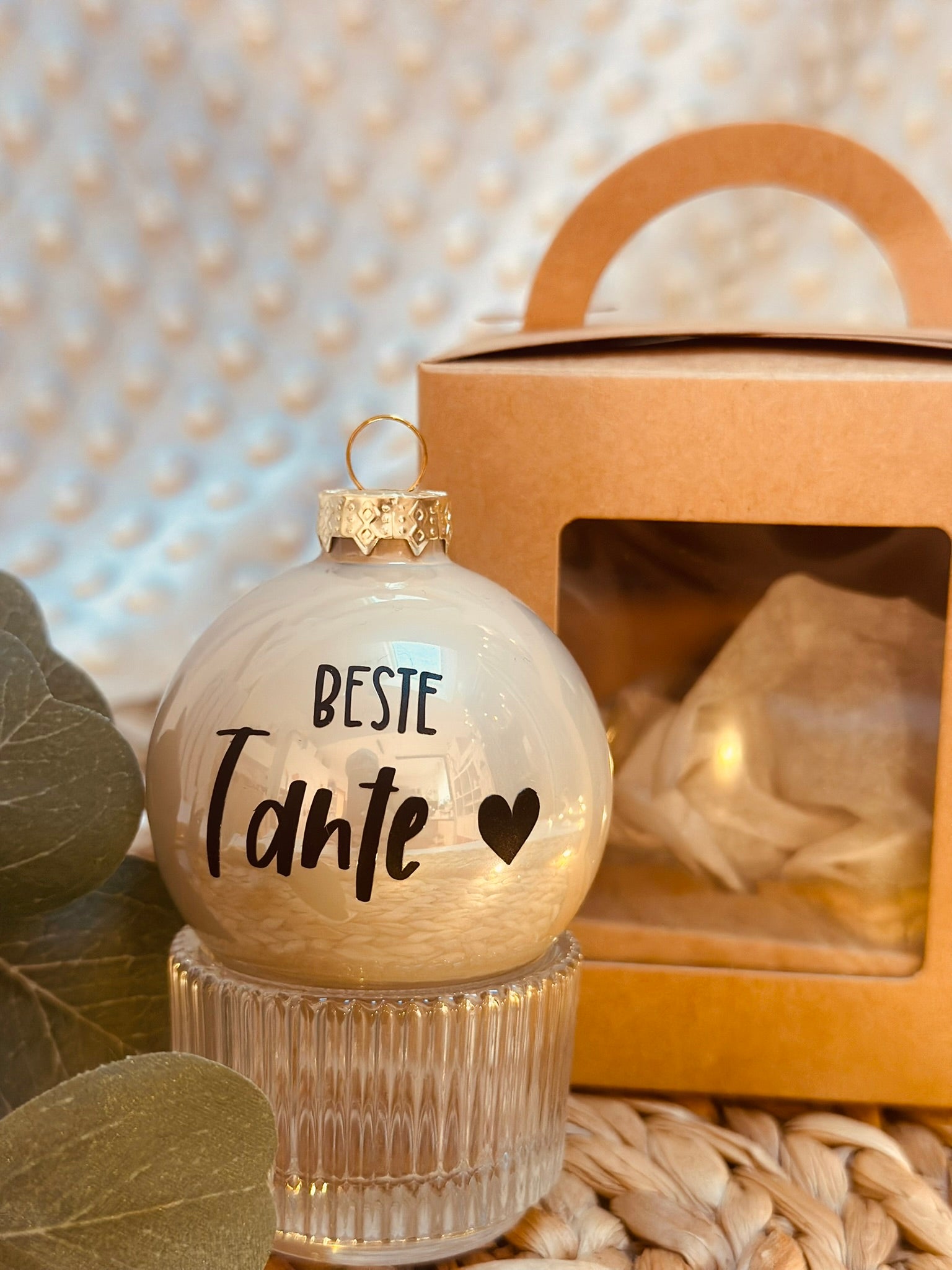 personalisierte Weihnachtskugel