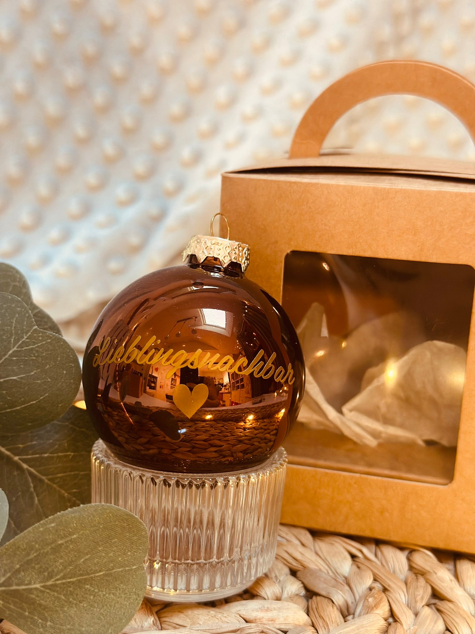 personalisierte Weihnachtskugel