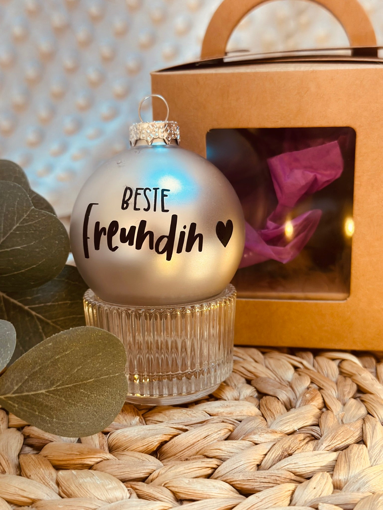 personalisierte Weihnachtskugel