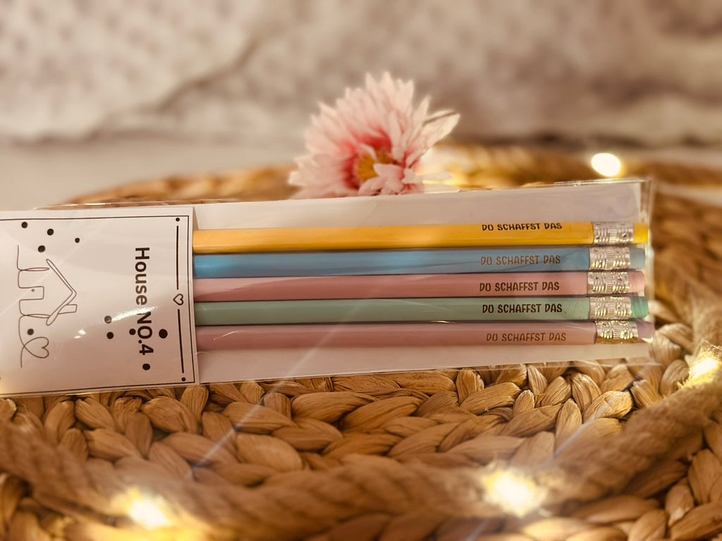 Bleistiftset "Du schaffst das"