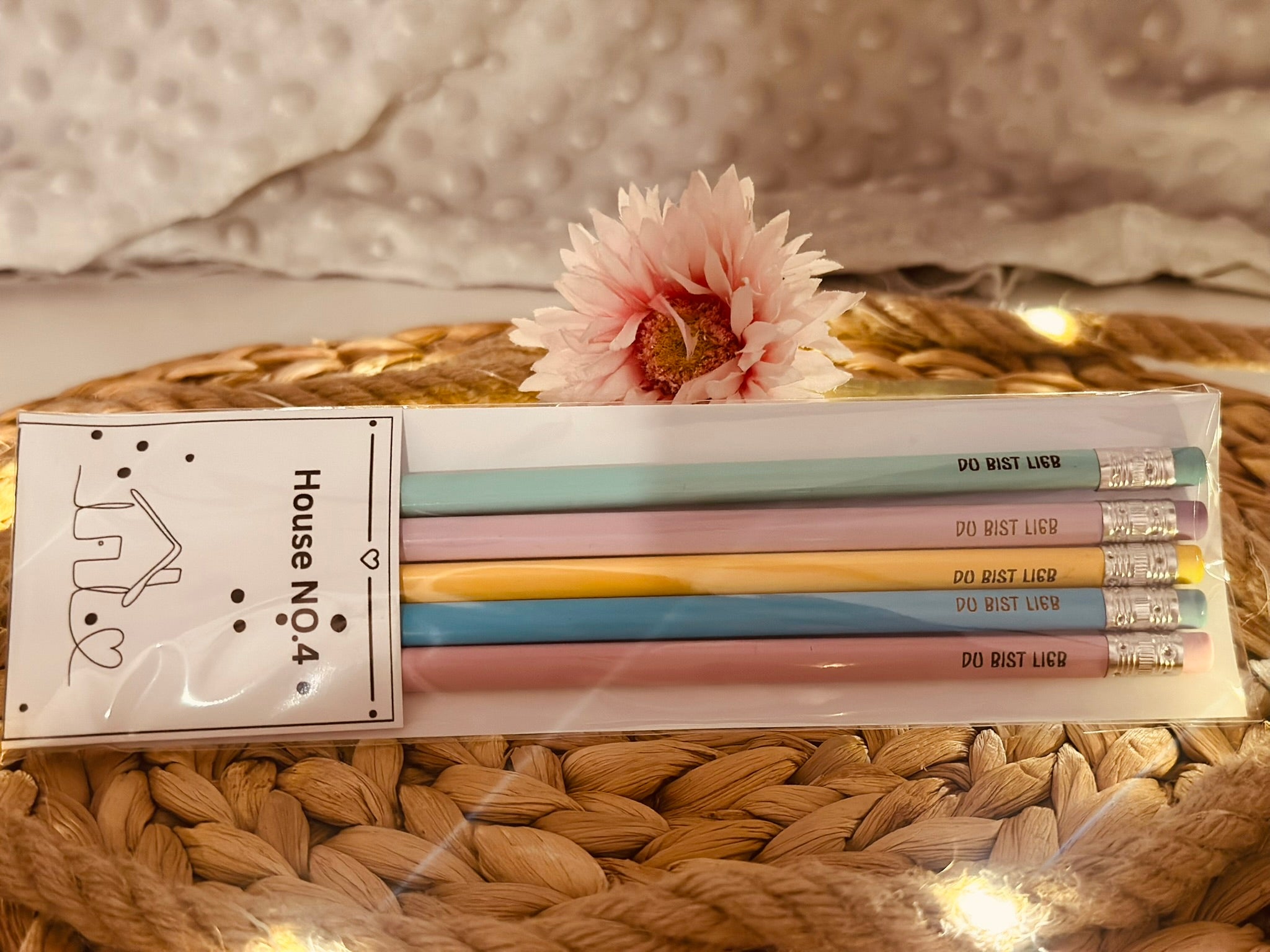 Bleistiftset "Du bist lieb"