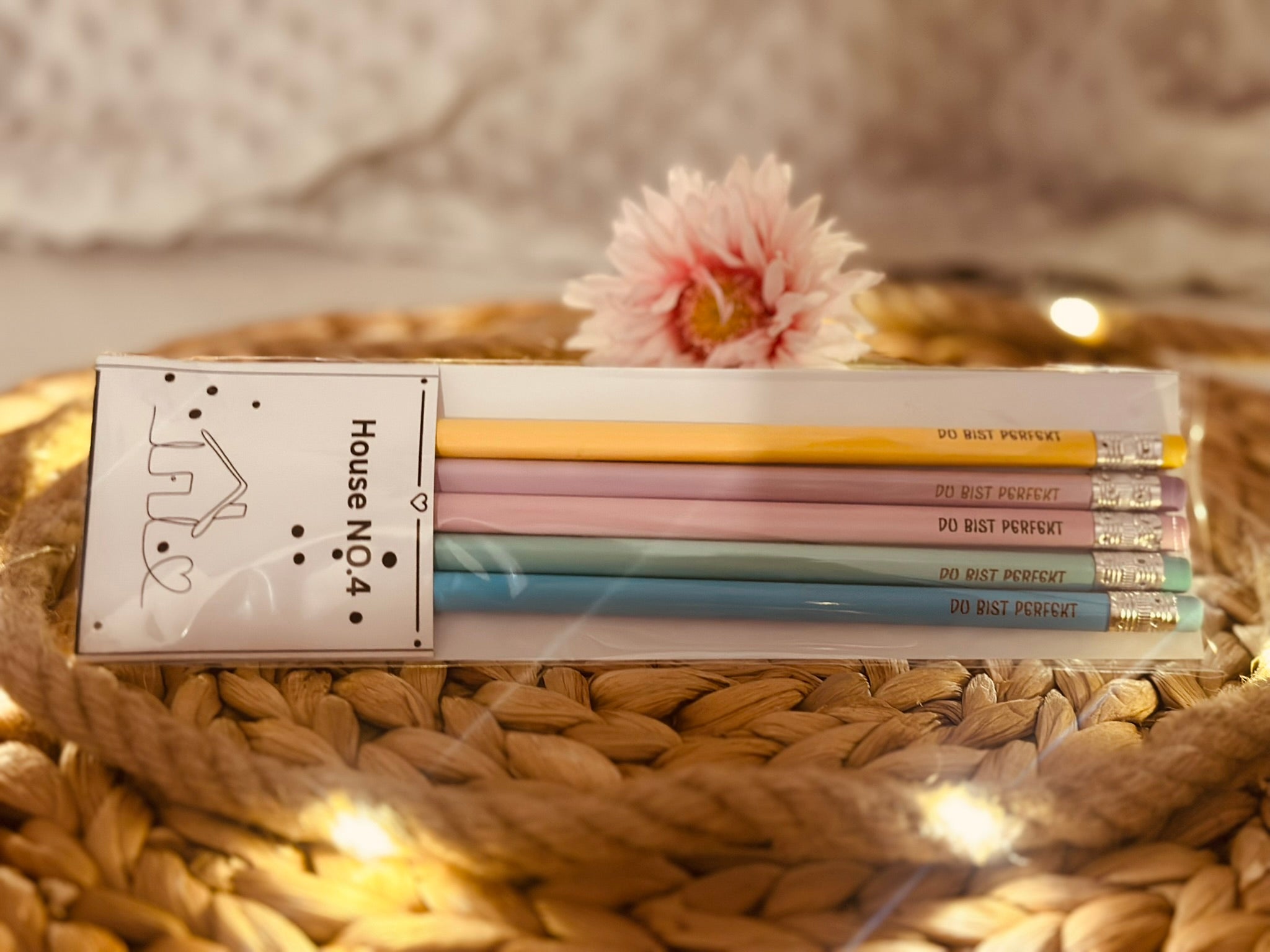 Bleistiftset "Du bist perfekt"