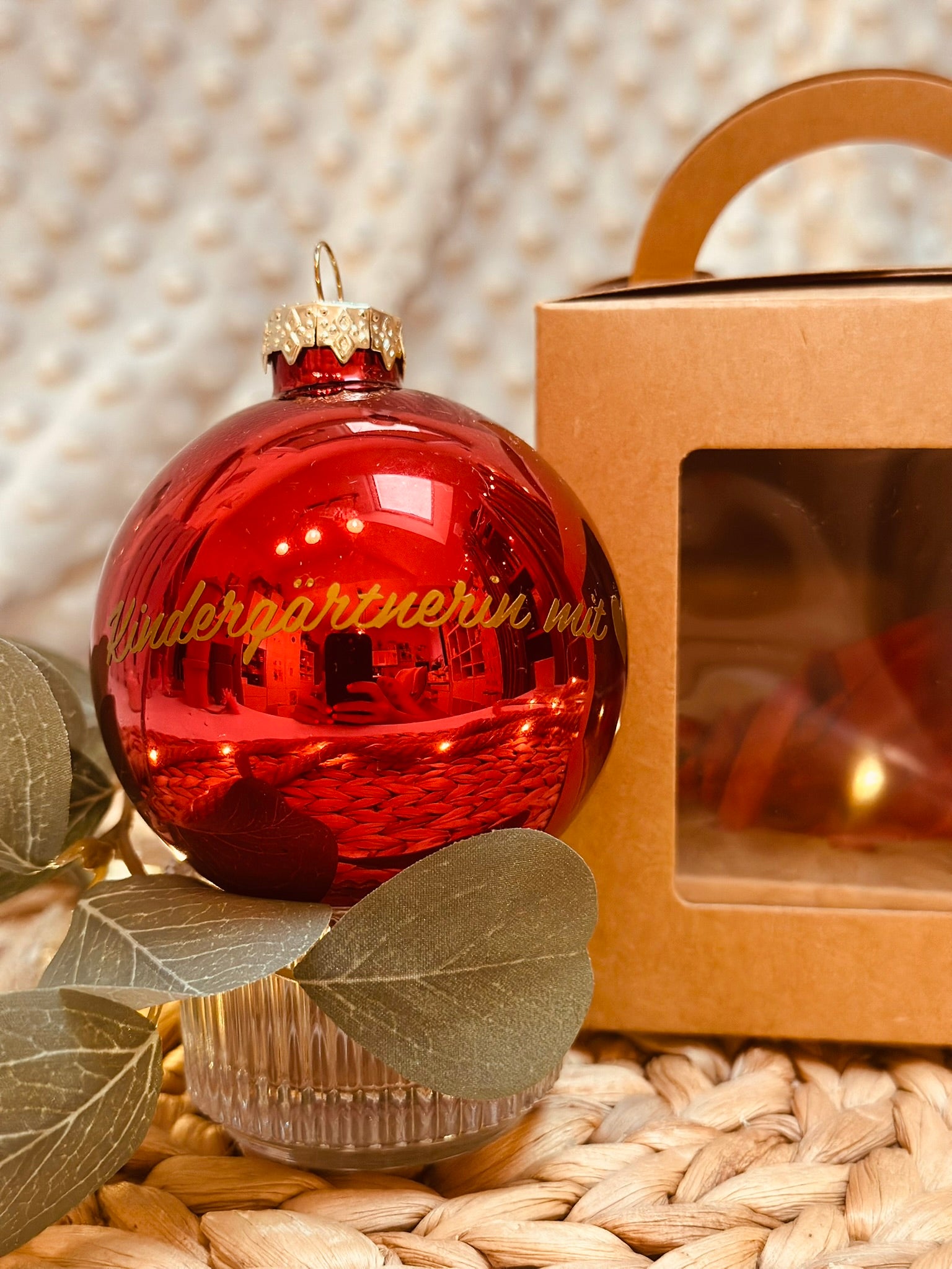 personalisierte Weihnachtskugel